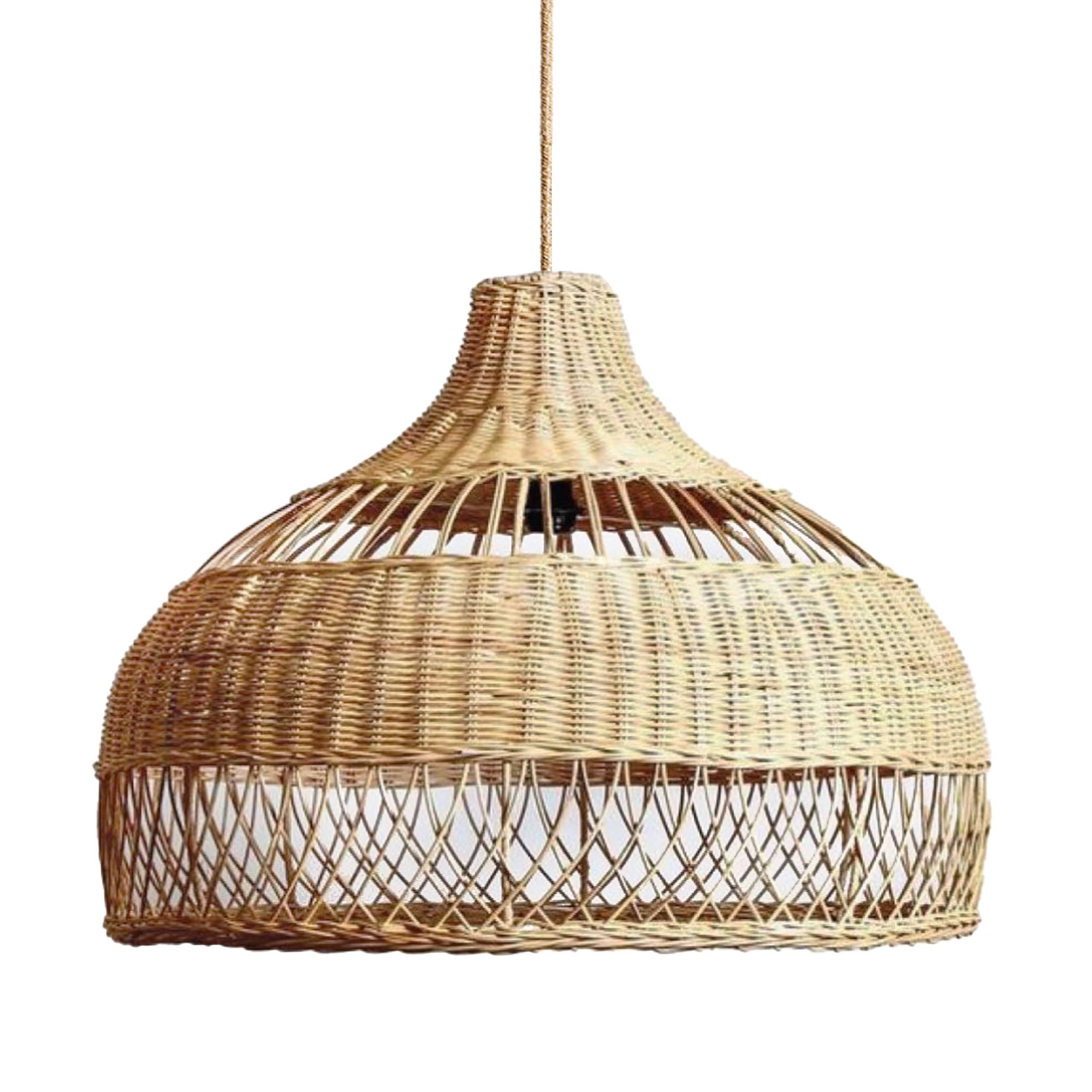 Bureau Rattan Pendant Light  - Stock