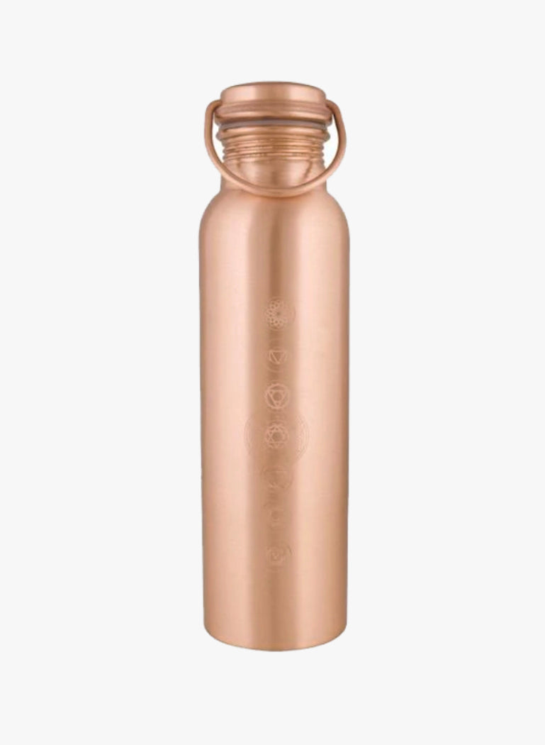 Chakra Copper Water Bottle