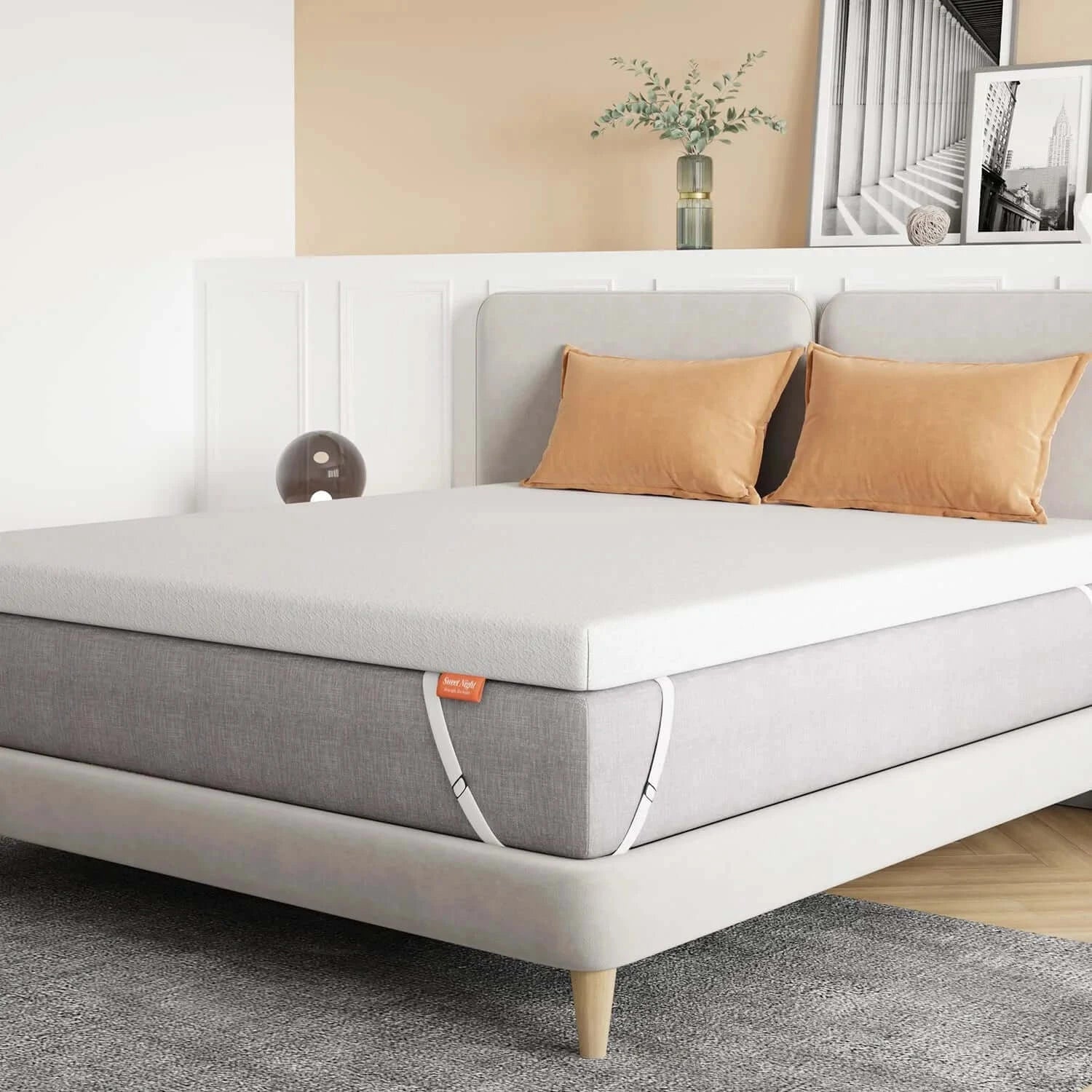 Gel Memory Foam Mattress Topper