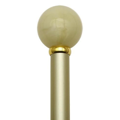 Ivory Ball Champagne Cane