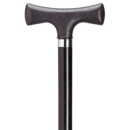 Men's T Handle Cane Black