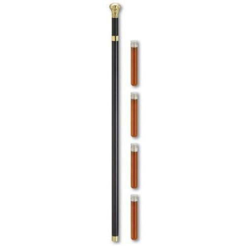 Straight Brandy Walking Cane with Regal Handle