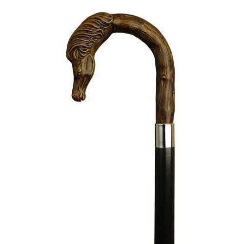 Crook Horse Head Cane