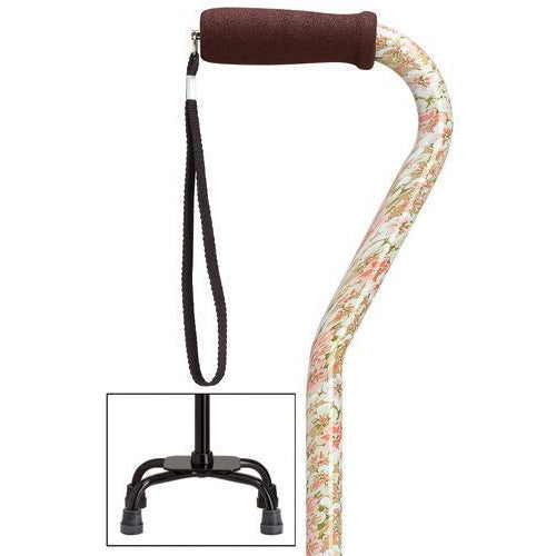 Flower Fashion Quad-Cane Small Base