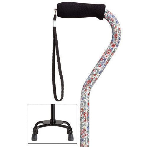 Wildflower Fashion Quad-Cane Small Base