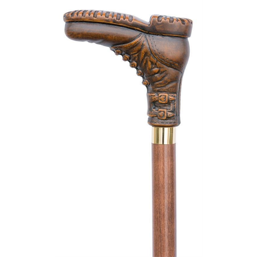 Brown Boot Walking Cane