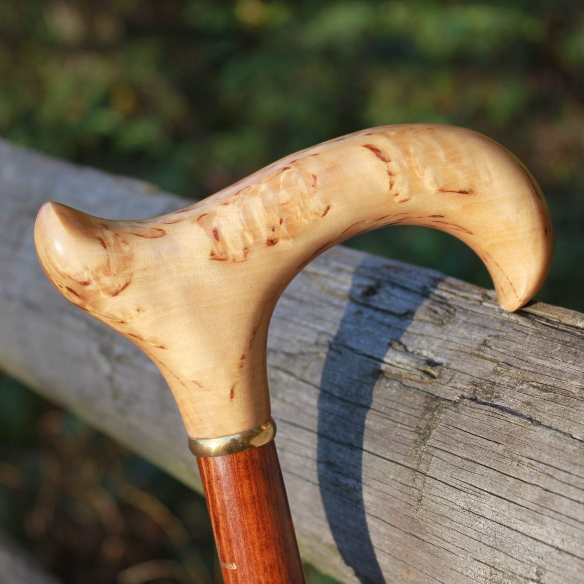 Birch Derby Cherry Stained with Extra Wide Handle