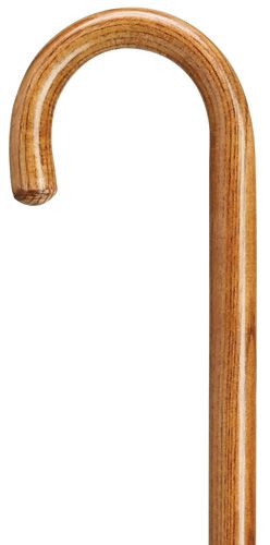 Classy Walking Cane 1 inch Crook in Tan 36 inches tall