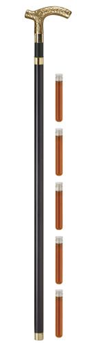 Straight Brandy Walking Cane with Derby Handle