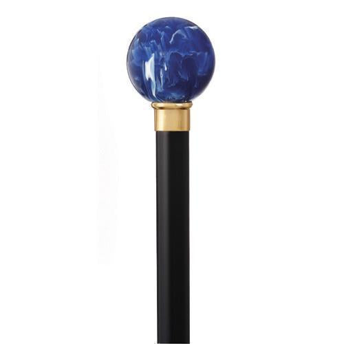 Lapis Hand Crafted Walking Stick