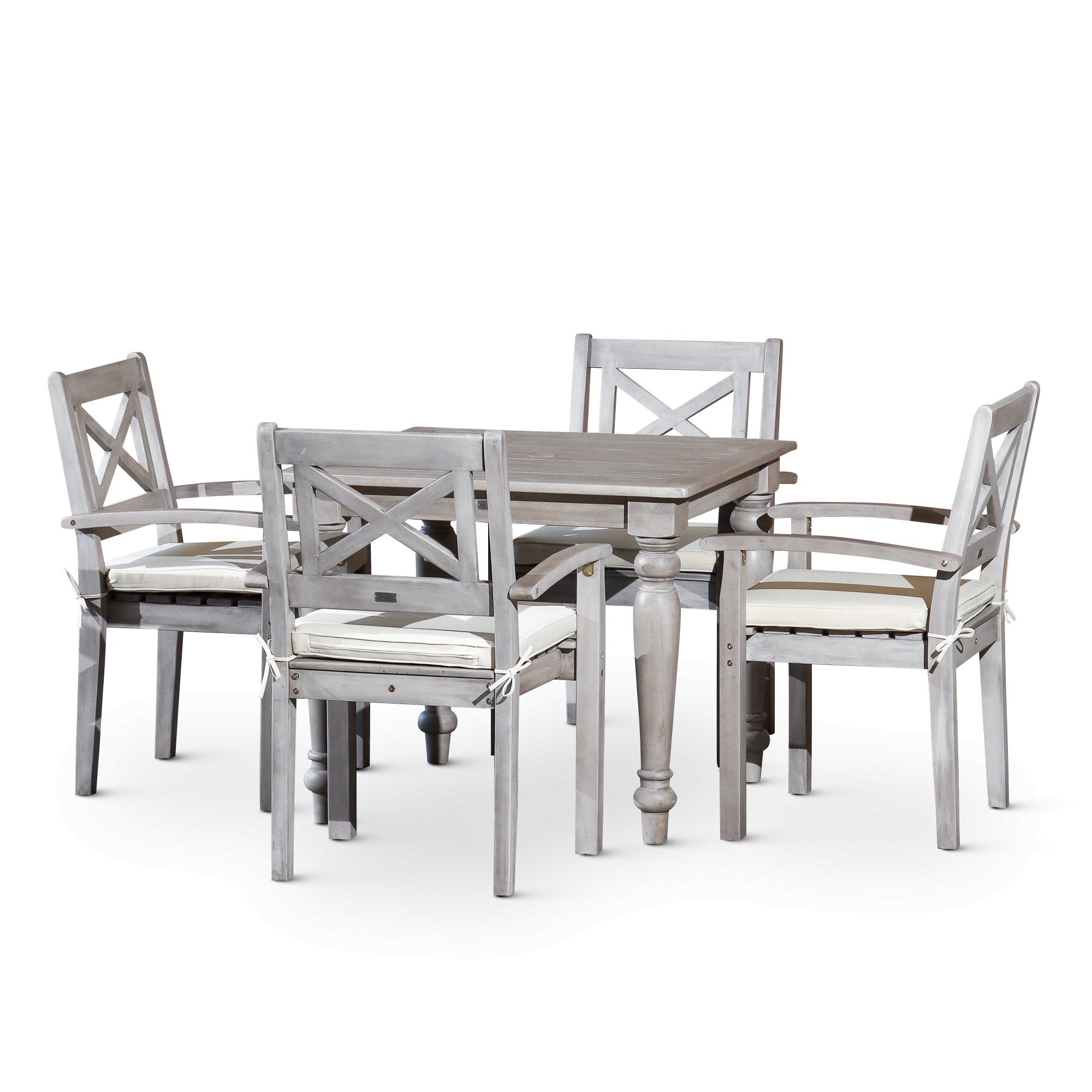 Square Outdoor 5-piece Dining Set