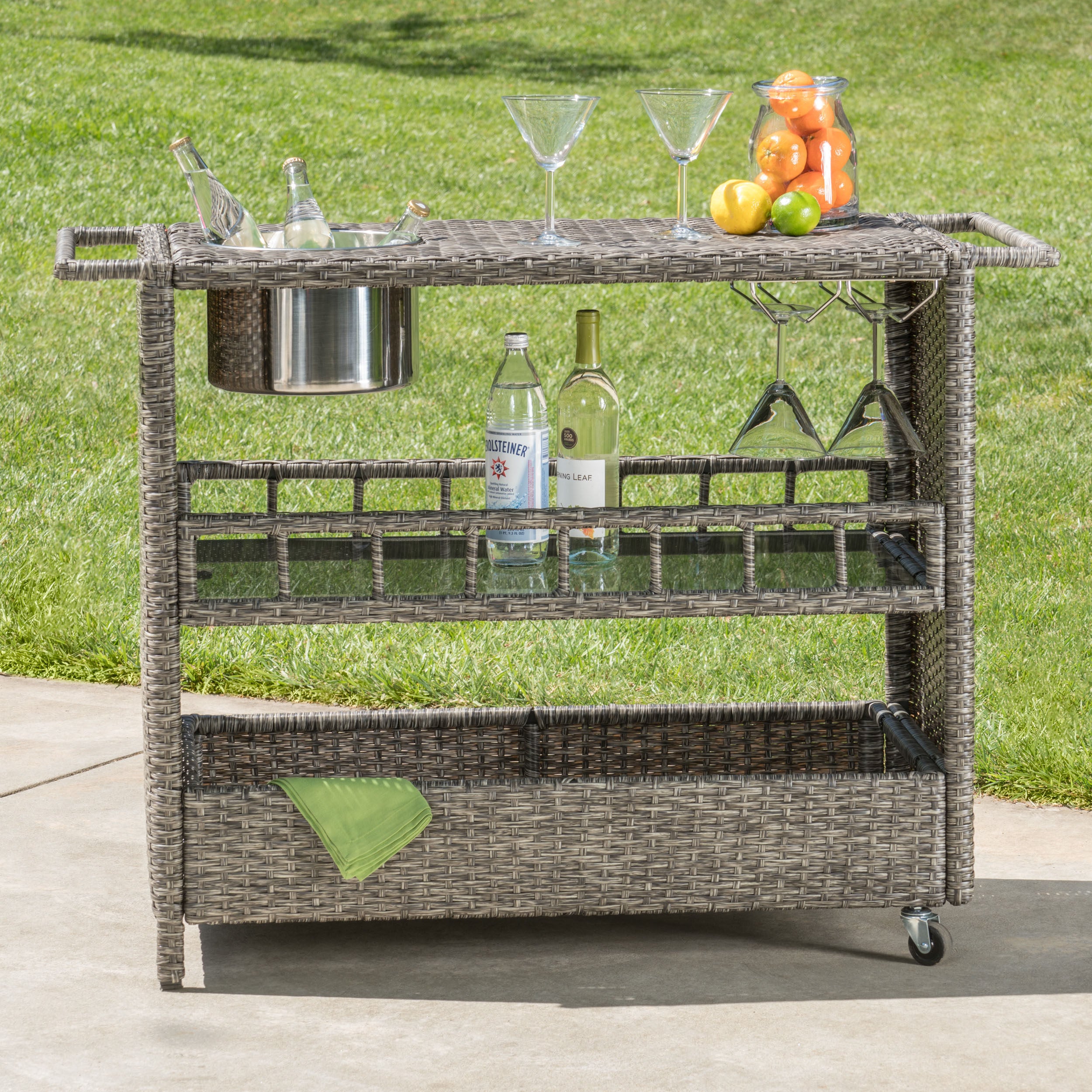 PUERTA WICKER BARCART