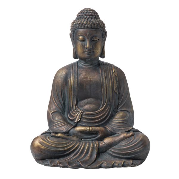 Meditating Buddha Garden Statue