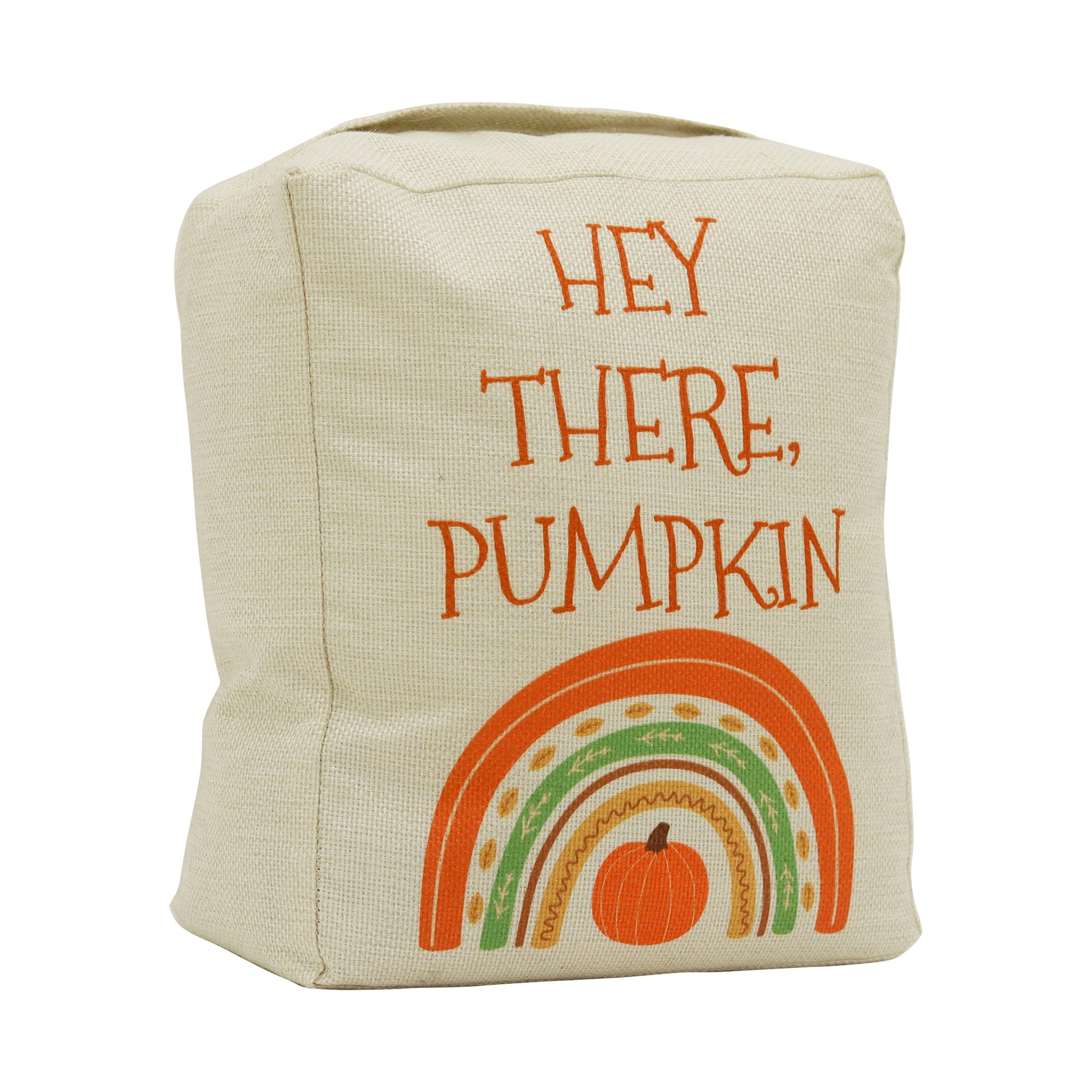 Hey There, Pumpkin Fabric Door Stop Room Decor