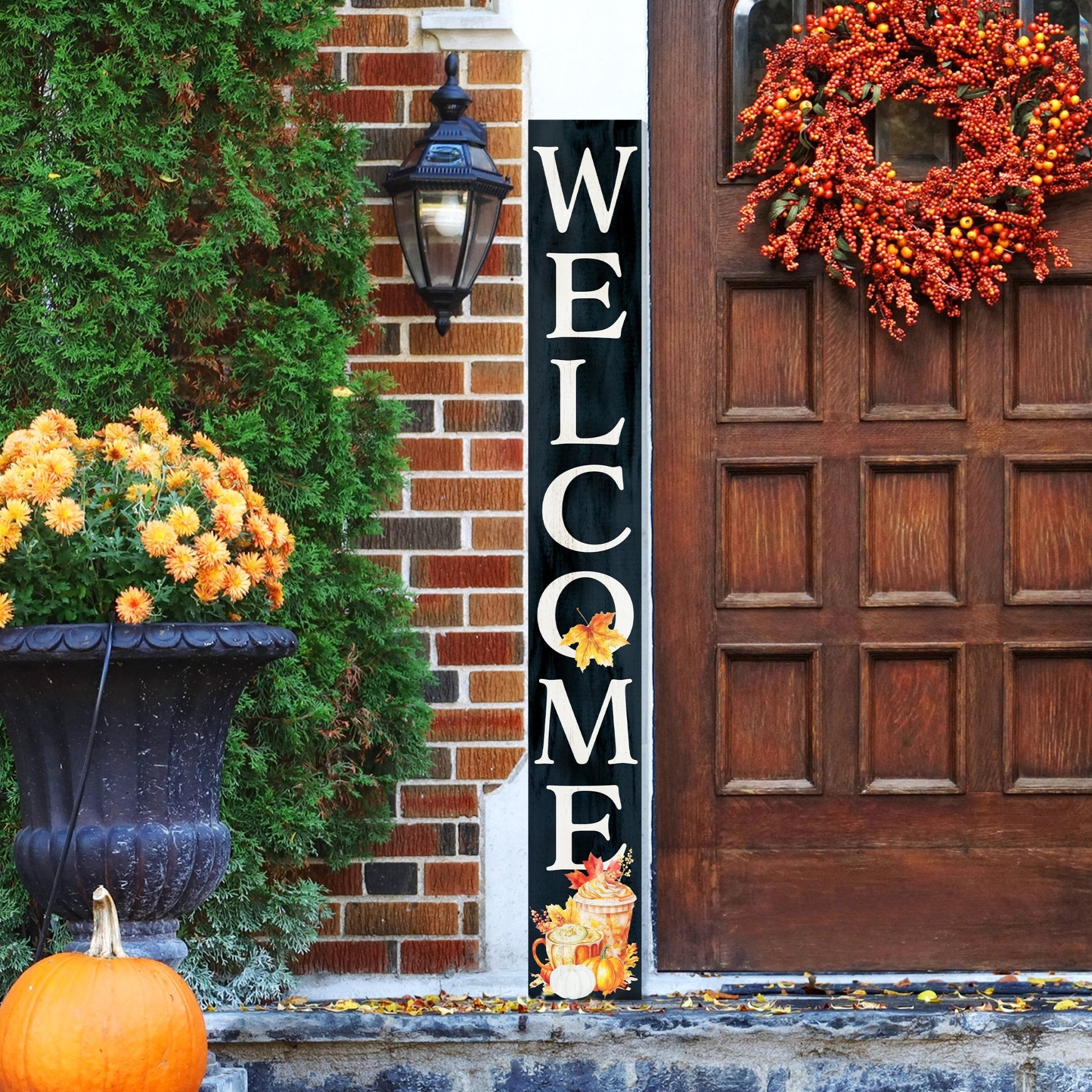 72in ""Welcome"" Fall Porch Sign