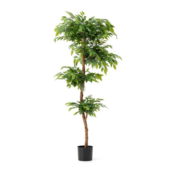 5ft. Faux Ficus Tree in Pot