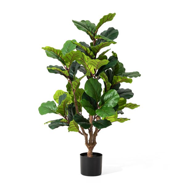 3.5ft. Faux Fiddle Leaf Fig Tree in Pot