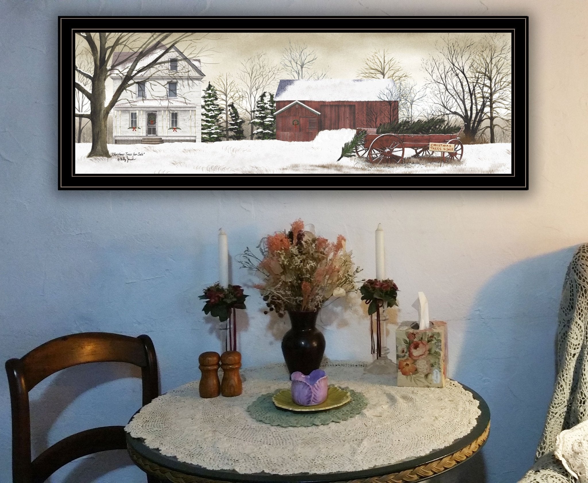 Christmas Trees for Sale""  Framed Wall Art by Billy Jacobs