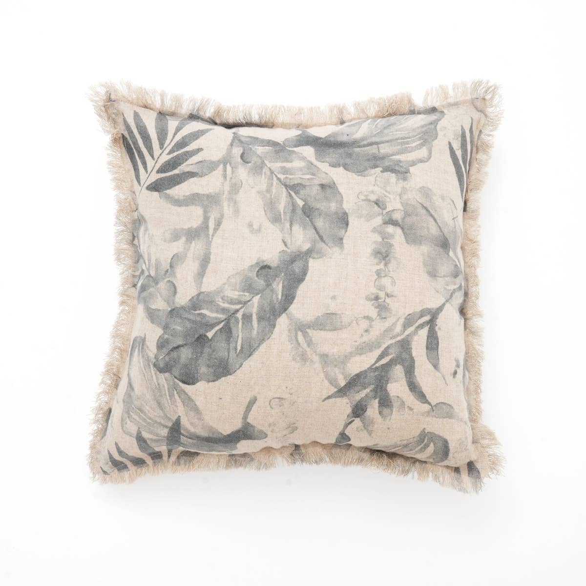 Linen Cushion (Grey) 18""X18""