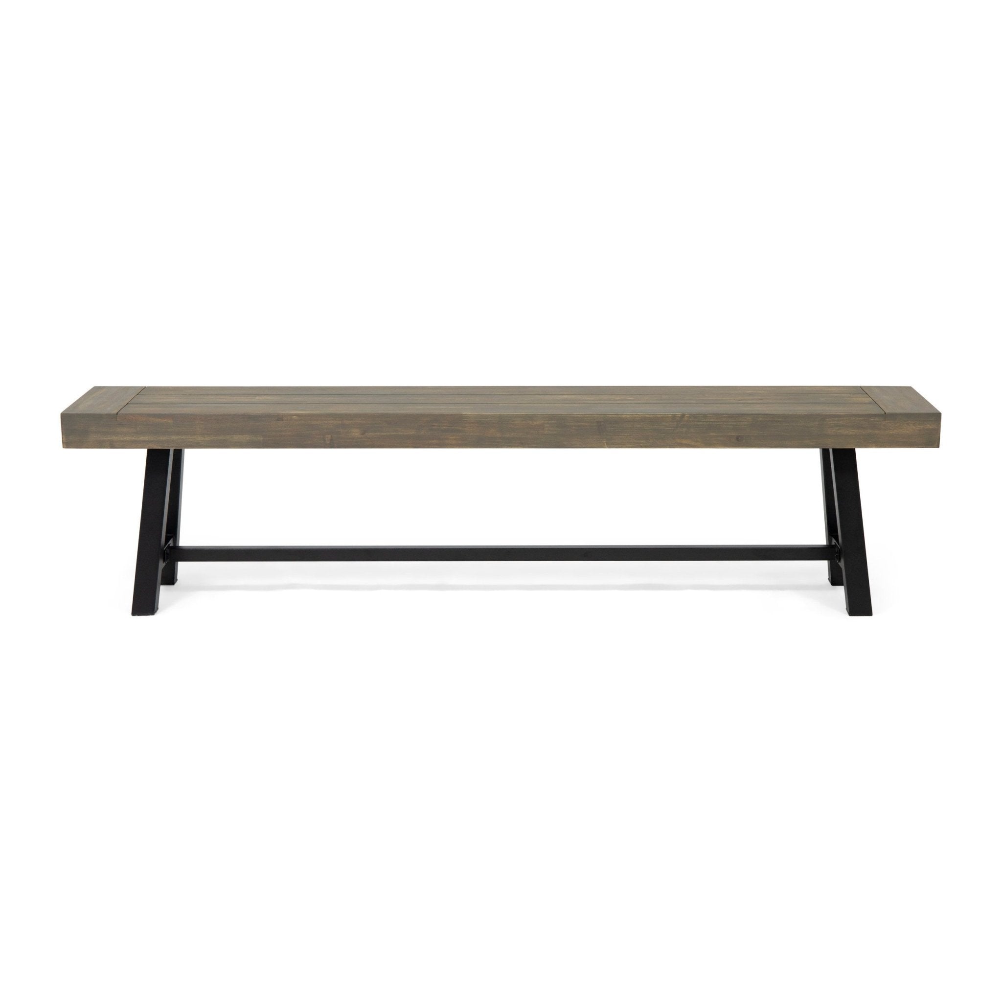 ACACIA WOOD BENCH GRAY