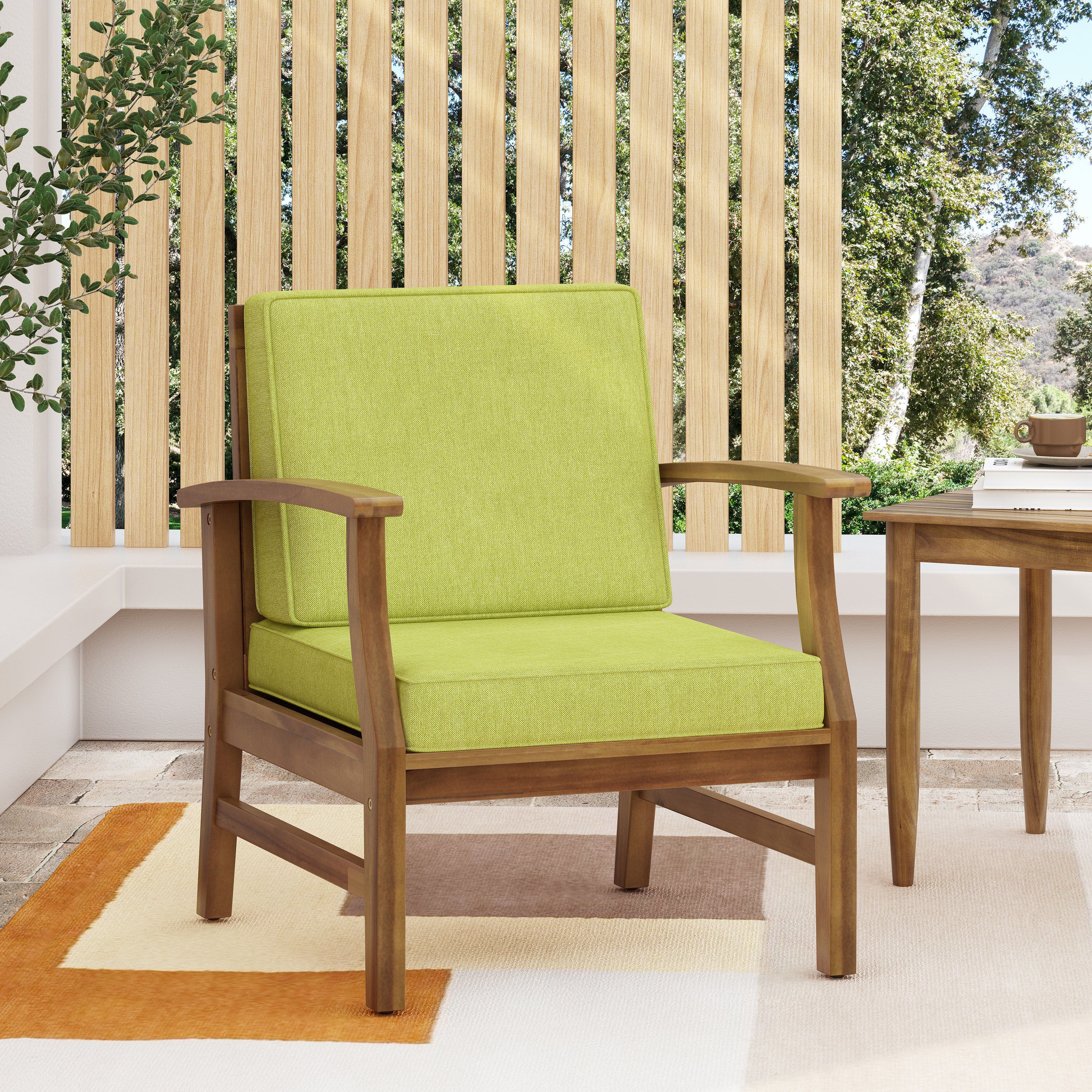 Perla Club Chair, GREEN by Christopher Knight Home