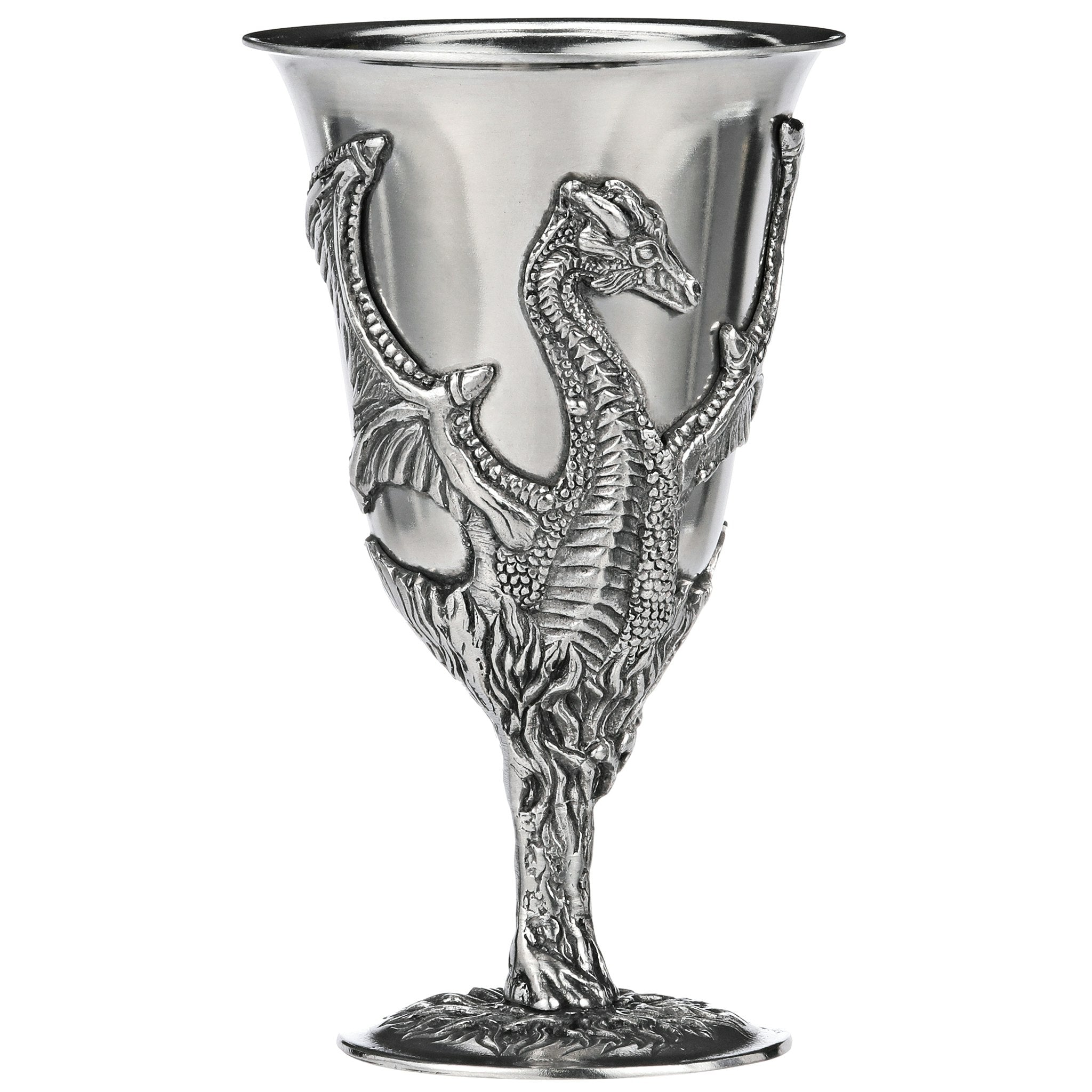 Dragon Pewter Goblet - Individual