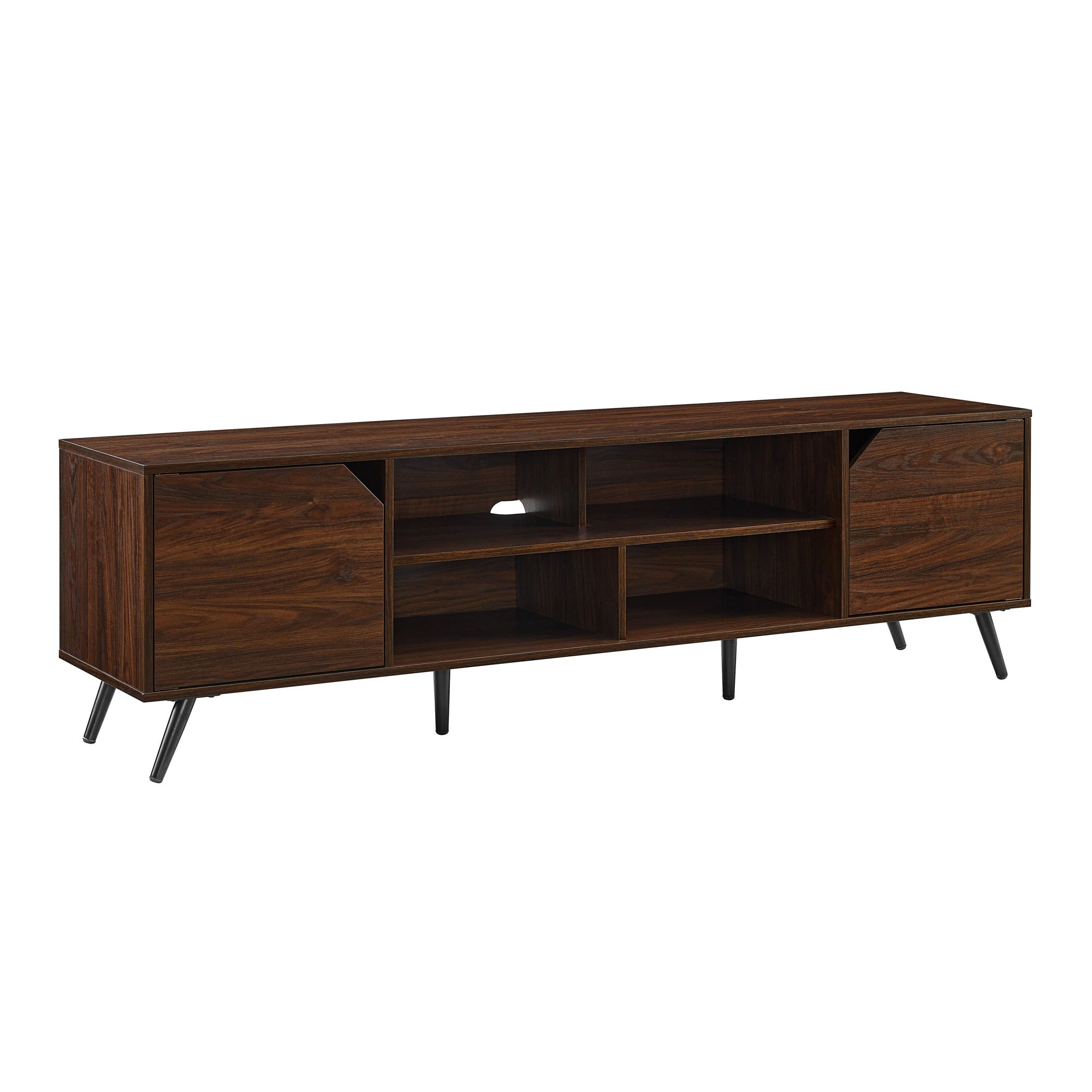 Contemporary 2-Door Minimalist TV Stand