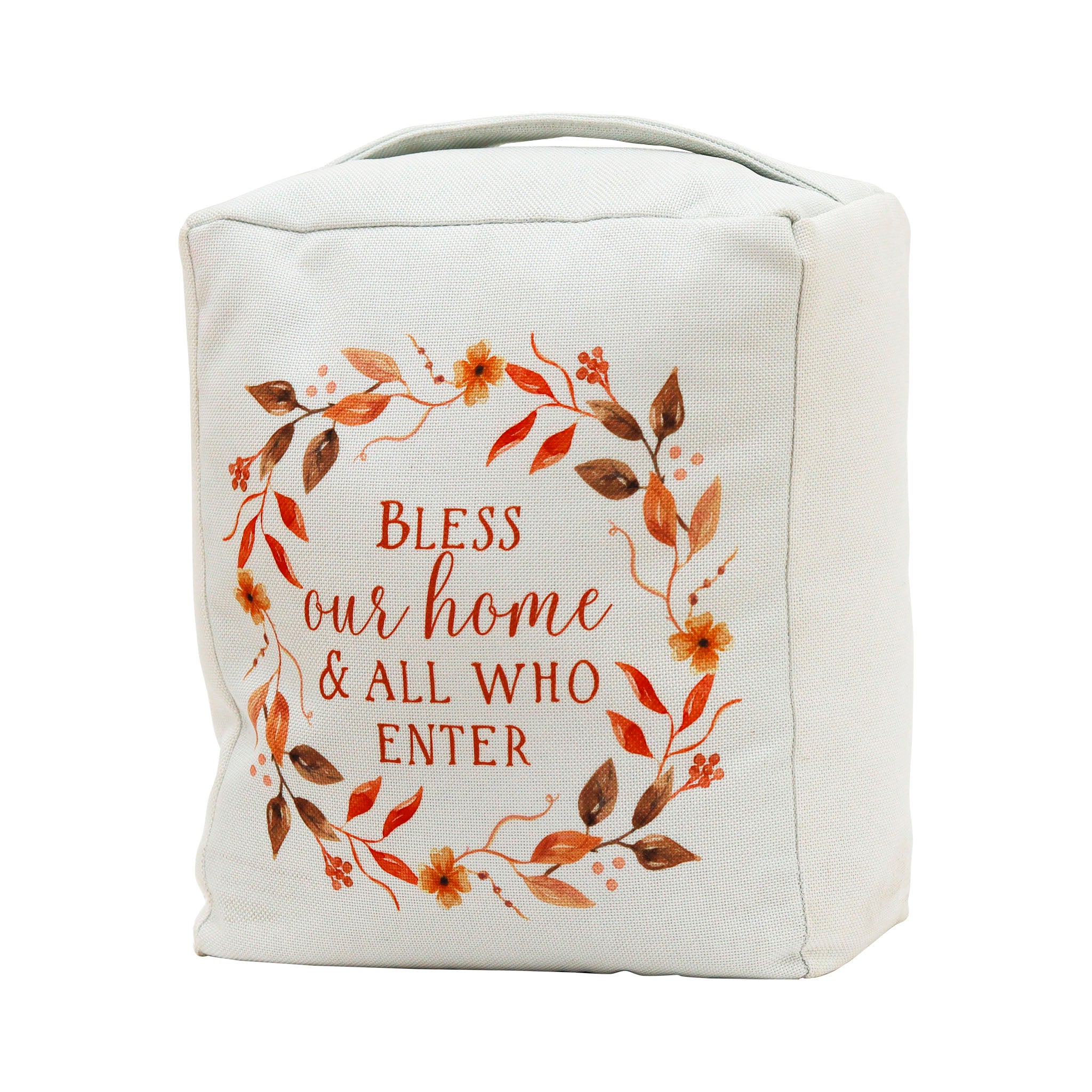 Fabric Door Stop-Bless Our Home and All Who Enter