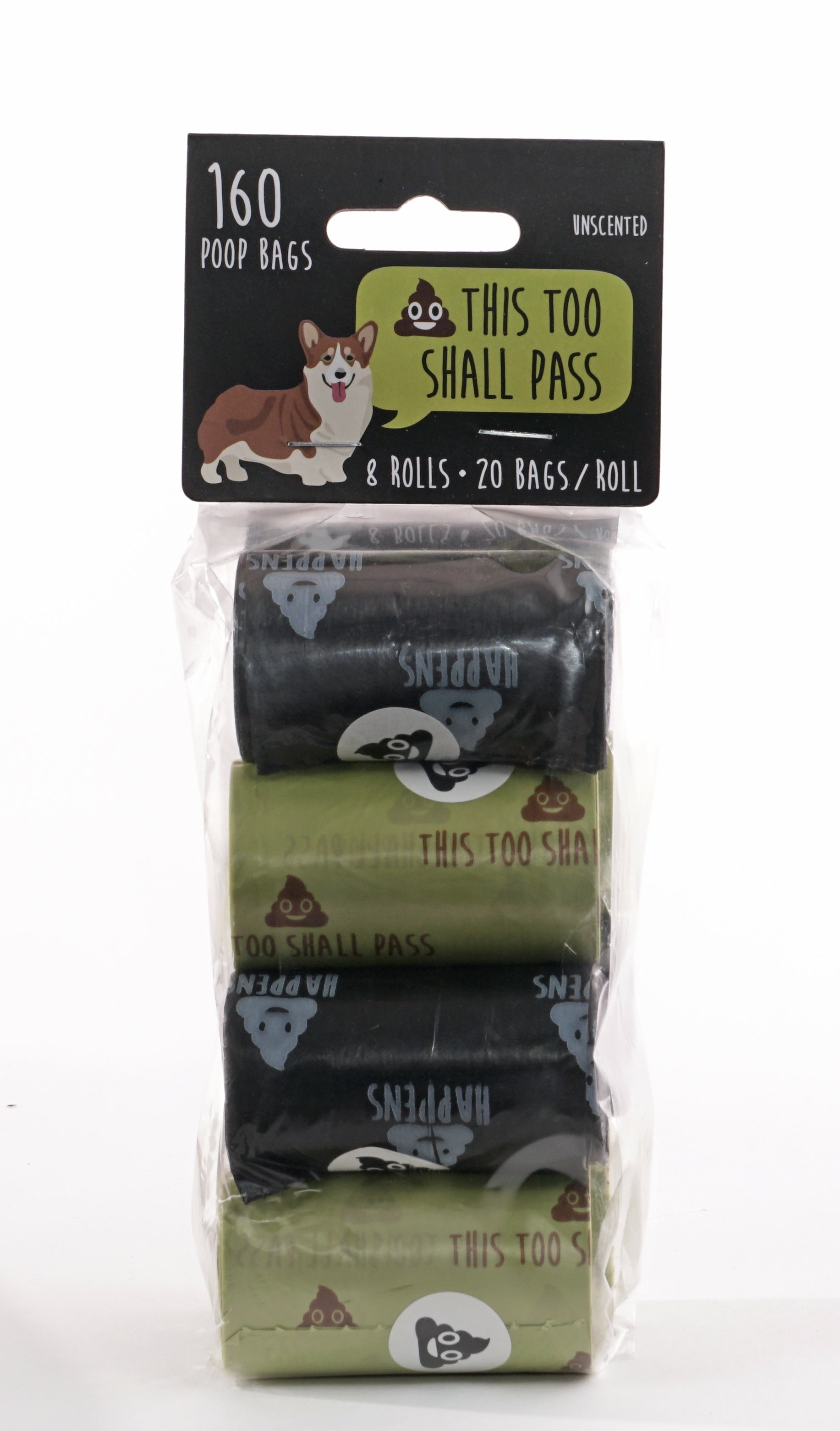 Precious Tails Biodegradable Humorous Pet Waste Bags, 160 ct