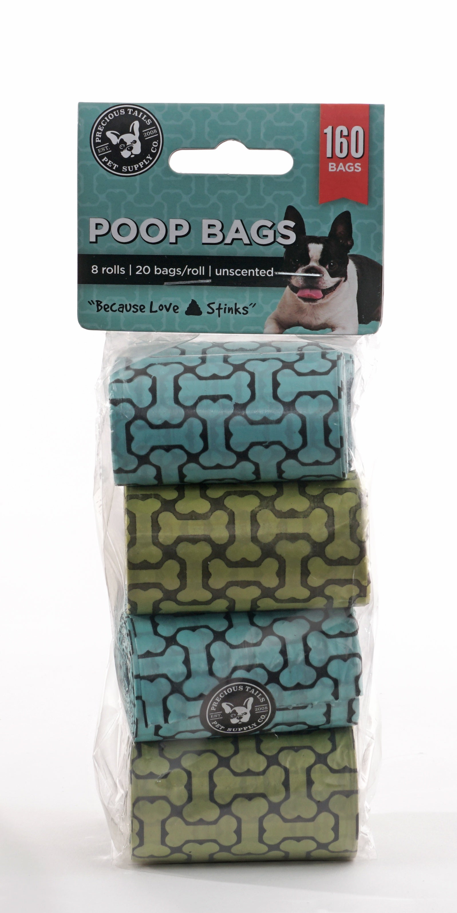 Precious Tails Dog Poo Bags, 160 ct