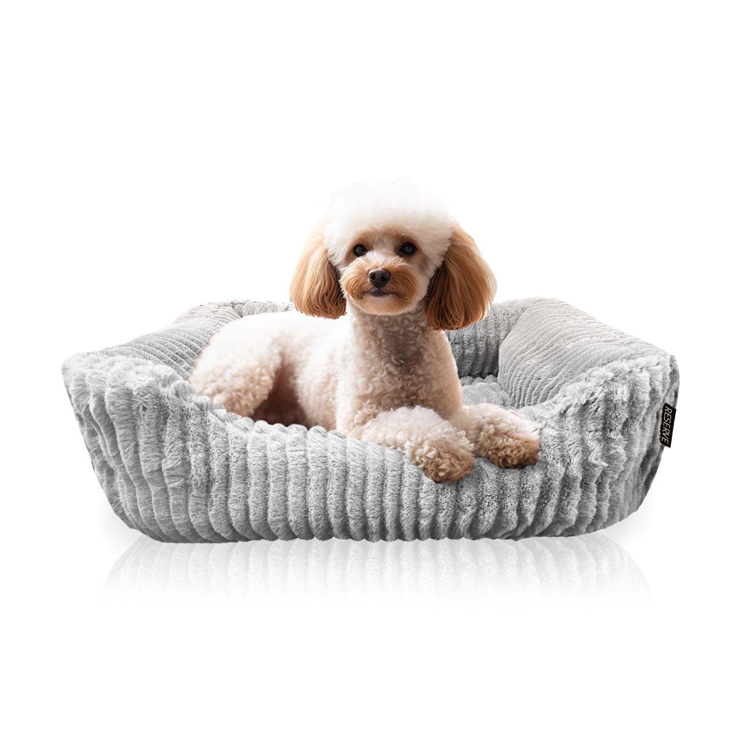 Reserve Jacquard Cuddler, Ultra-Soft & Elegant Pet Bed for Dogs & Cats