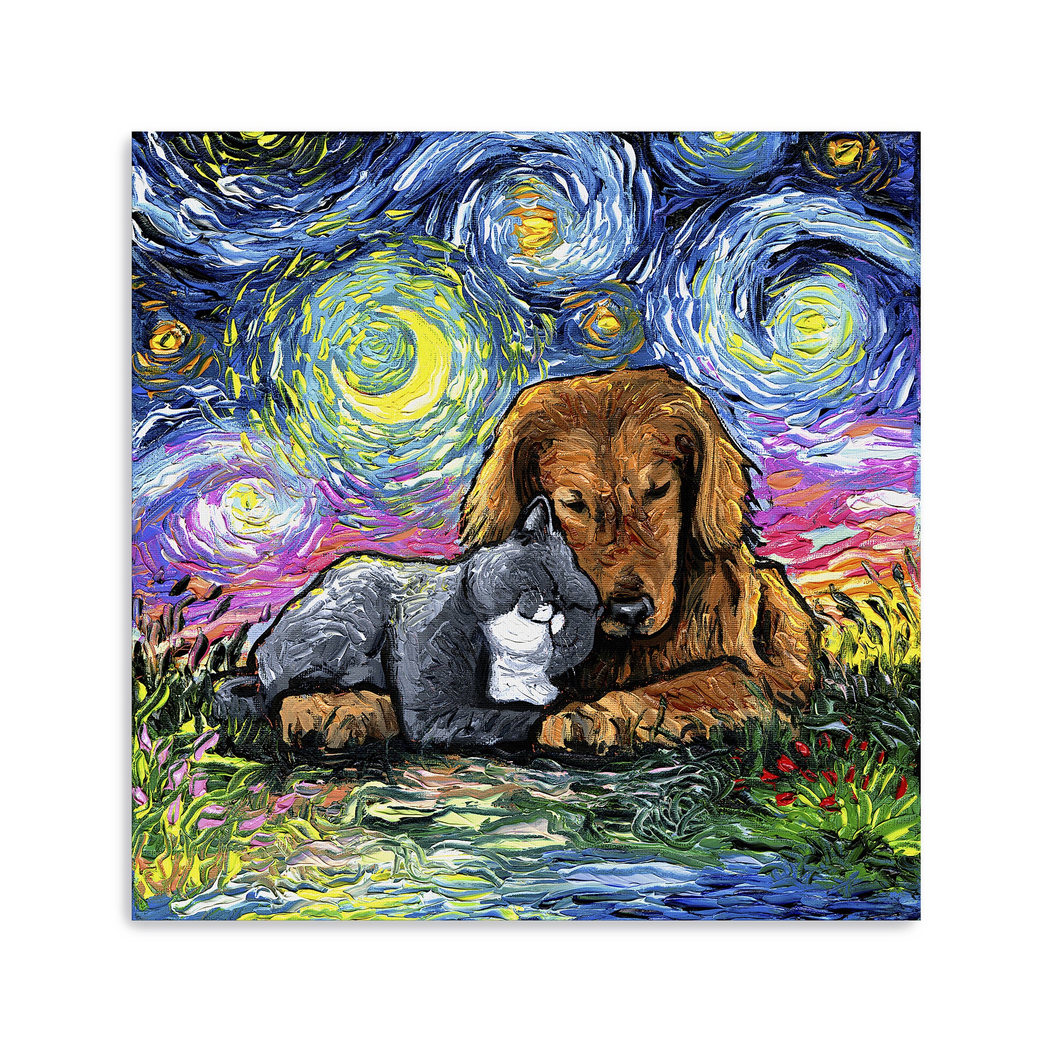 Best Friends Canvas Giclee