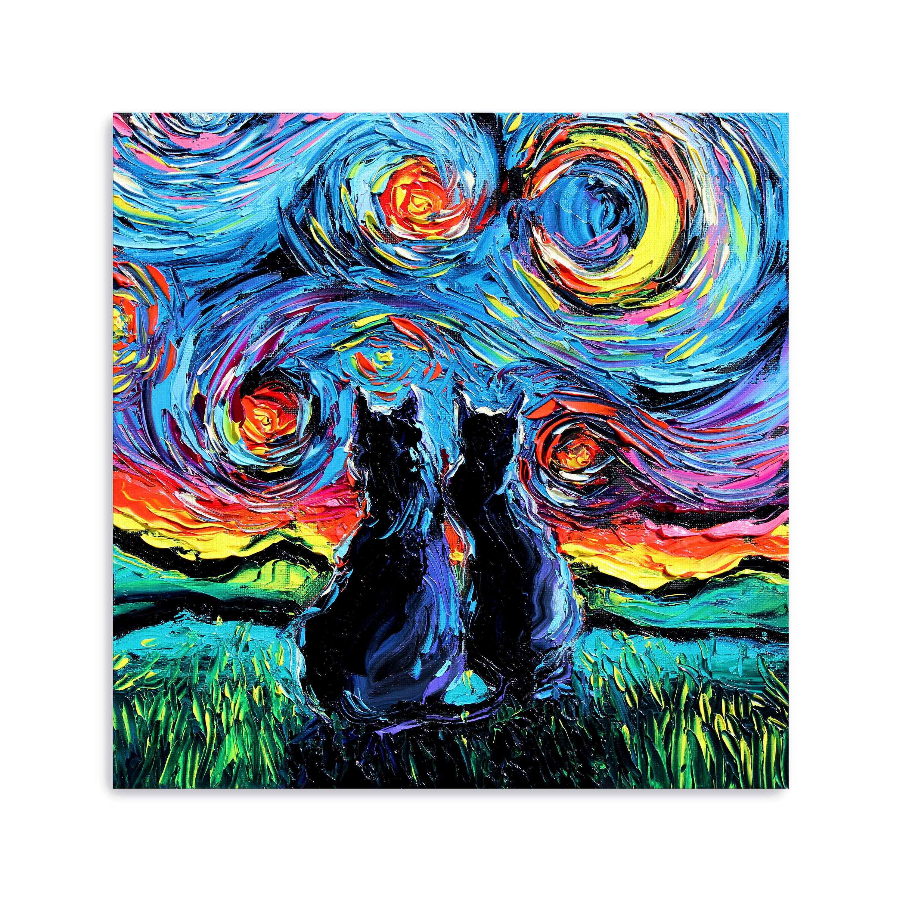 Cats Canvas Giclee