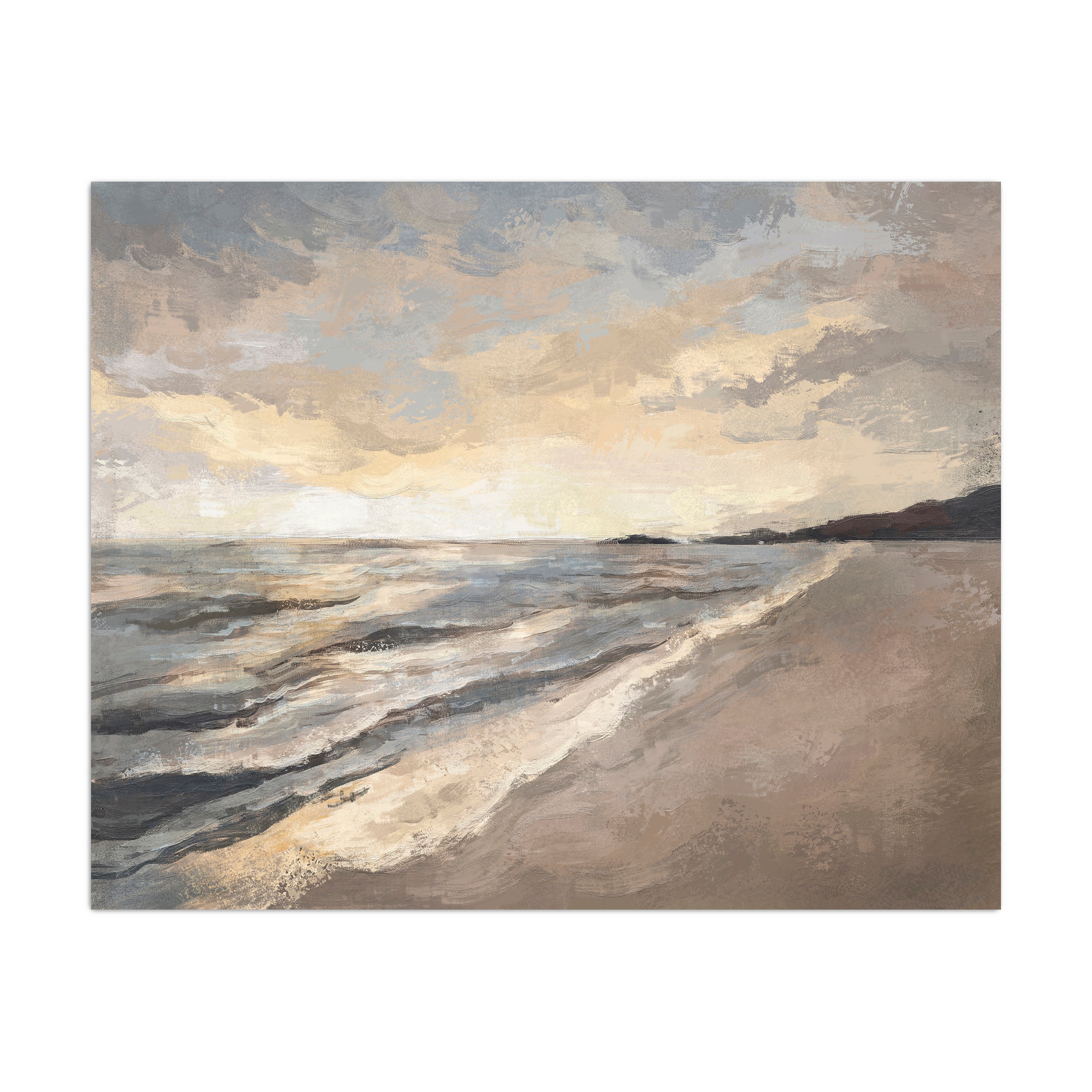 Earth and Sea Canvas Giclee