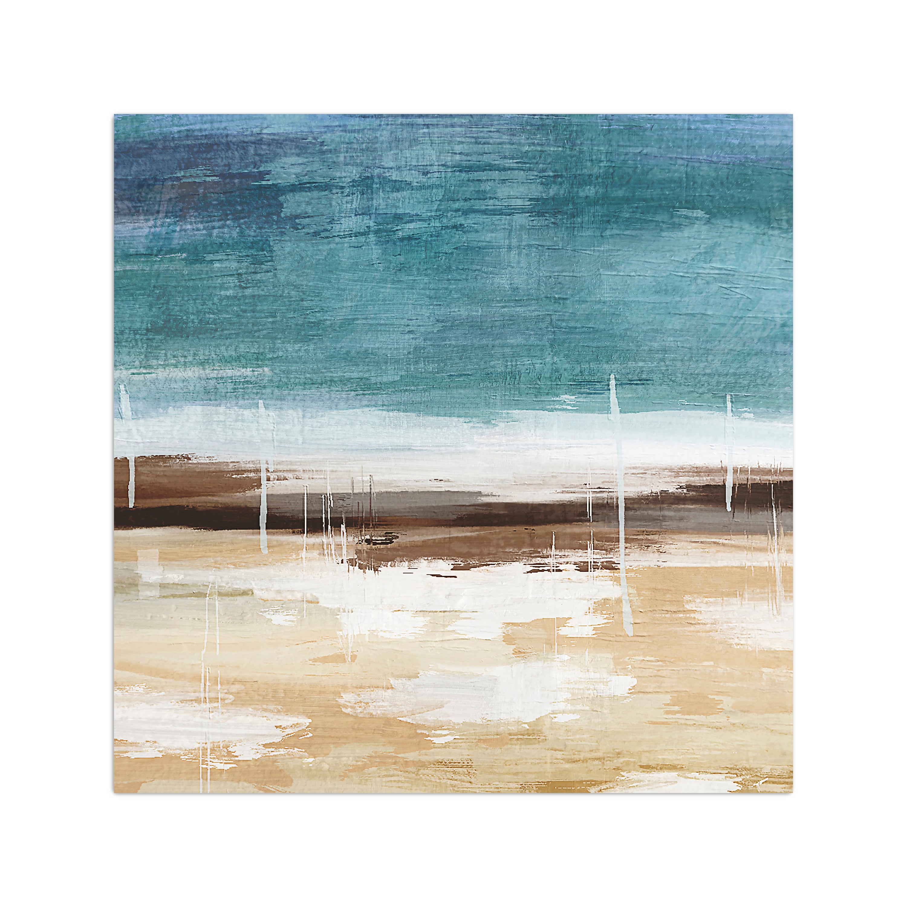 Earthy Strokes 20x20 Canvas Giclee Canvas Giclee