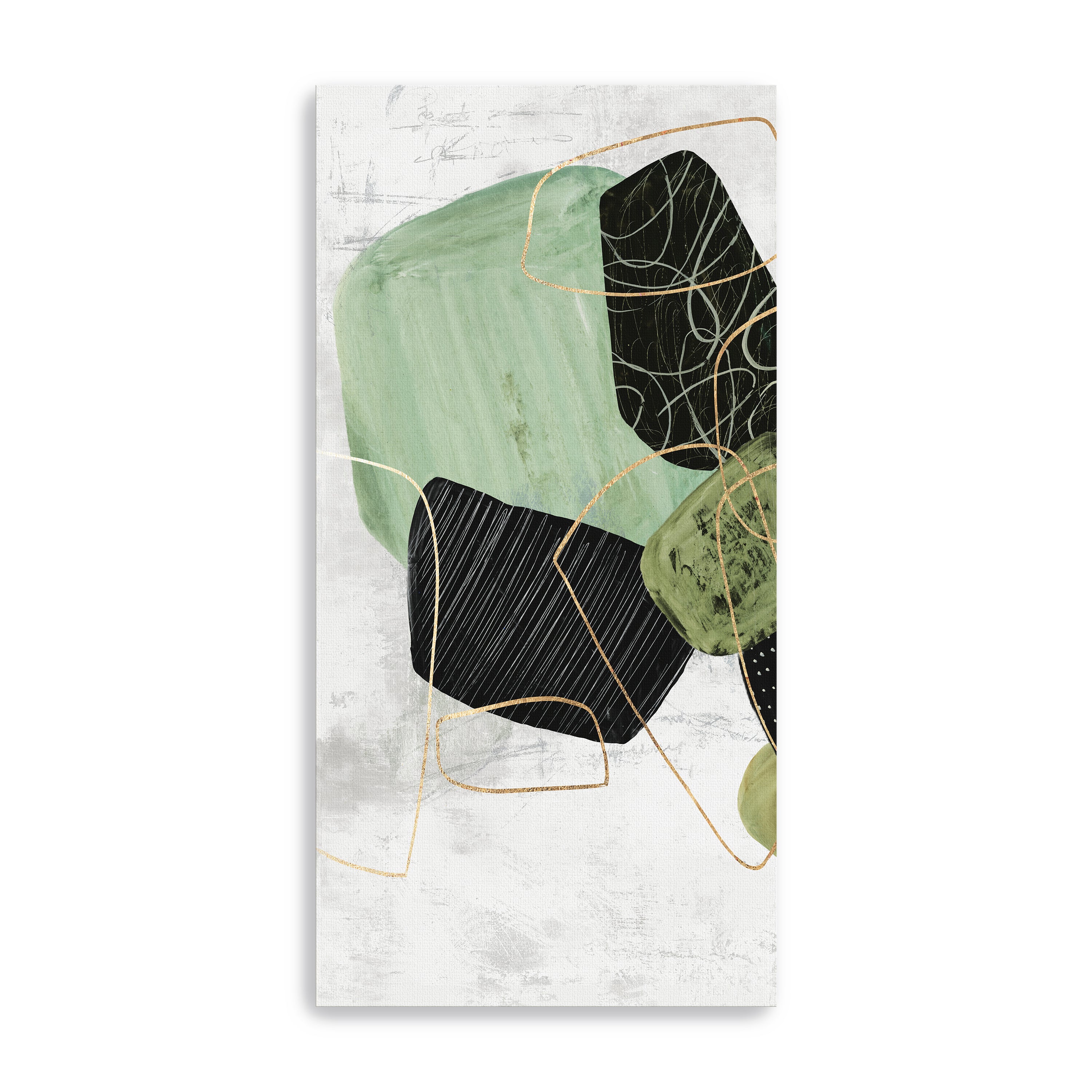 Geometrics Aside I Canvas Giclee