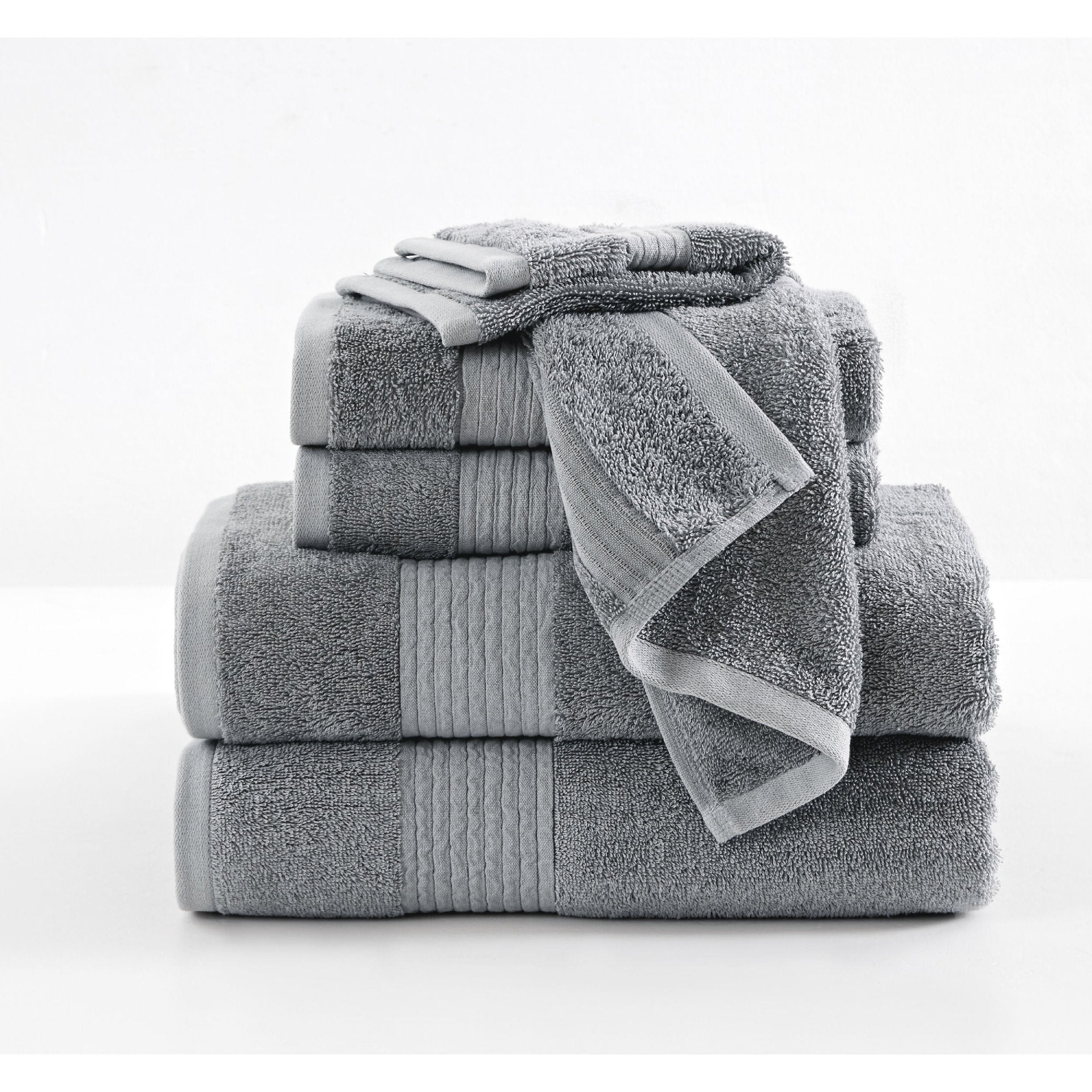 Brooklyn Loom Cotton TENCEL 6 Piece Towel Set- 4 Color Options