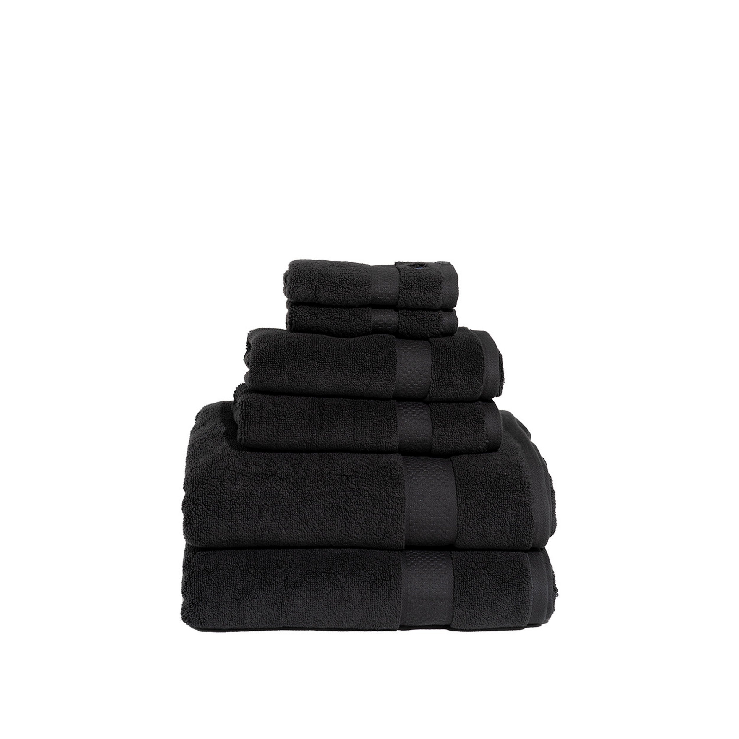 Royal Velvet Signature Solid 6 Piece Towel Set- 6 Color Options