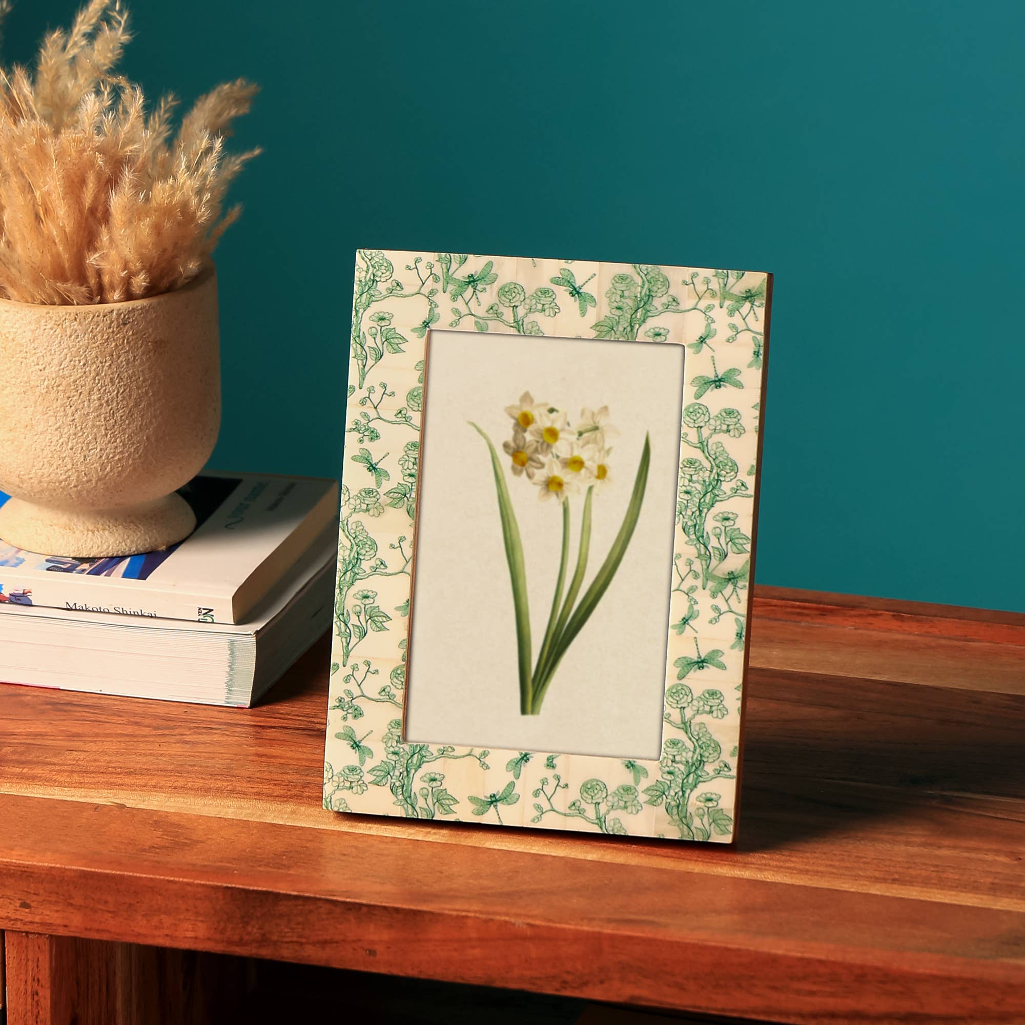 Green Dragonfly Photo Frame