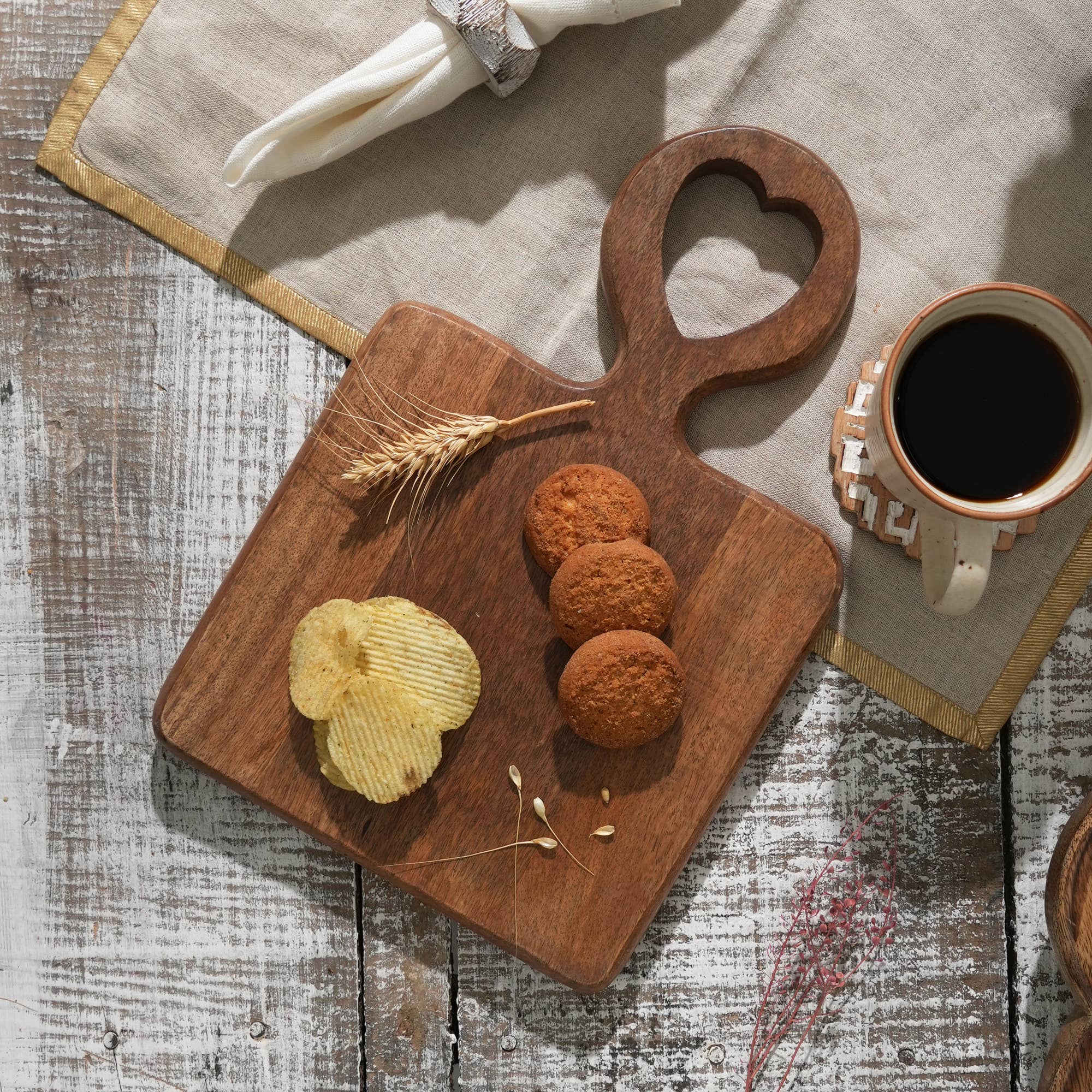 Heart Cheese Board