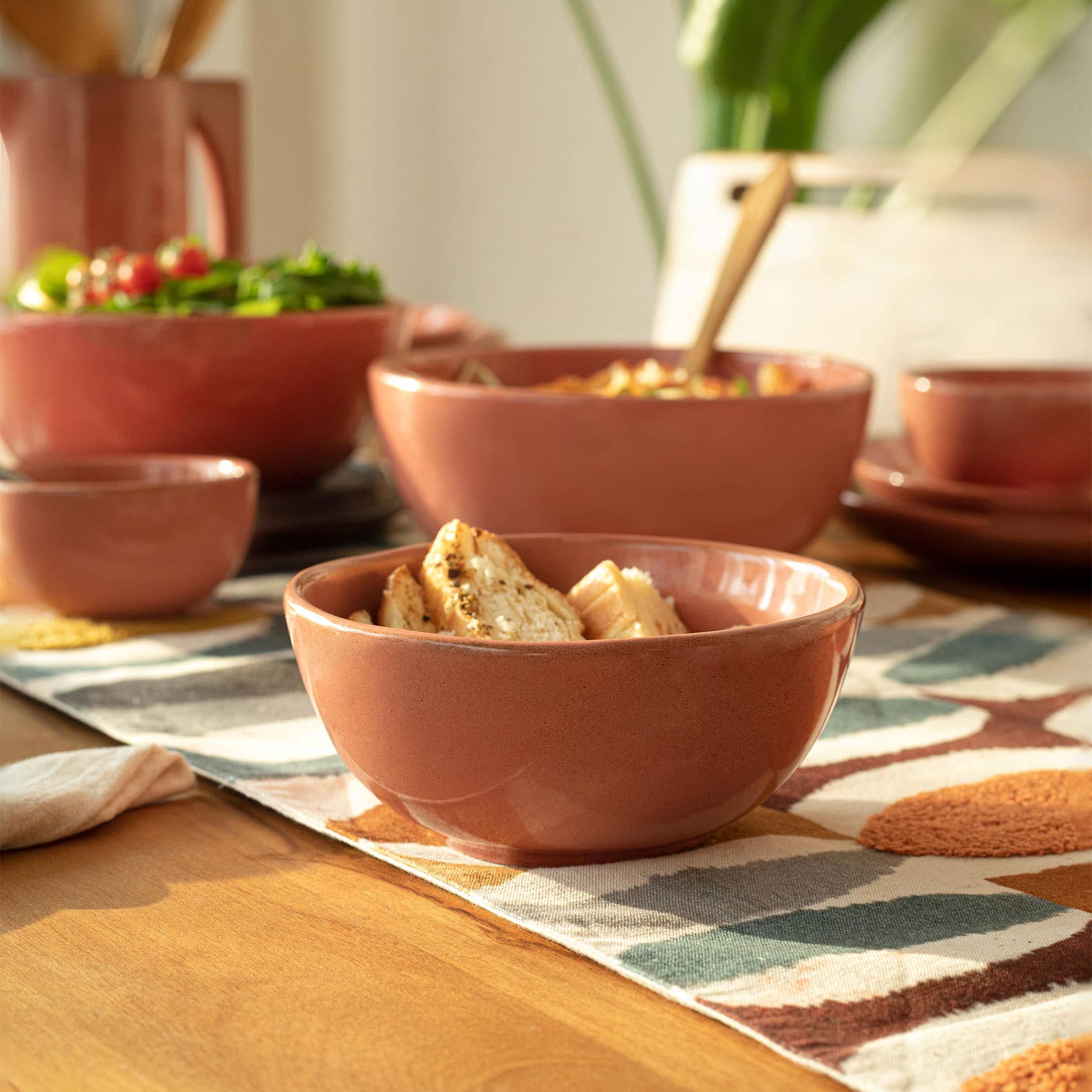 Rustic Reef Ceramic Soup Bowl