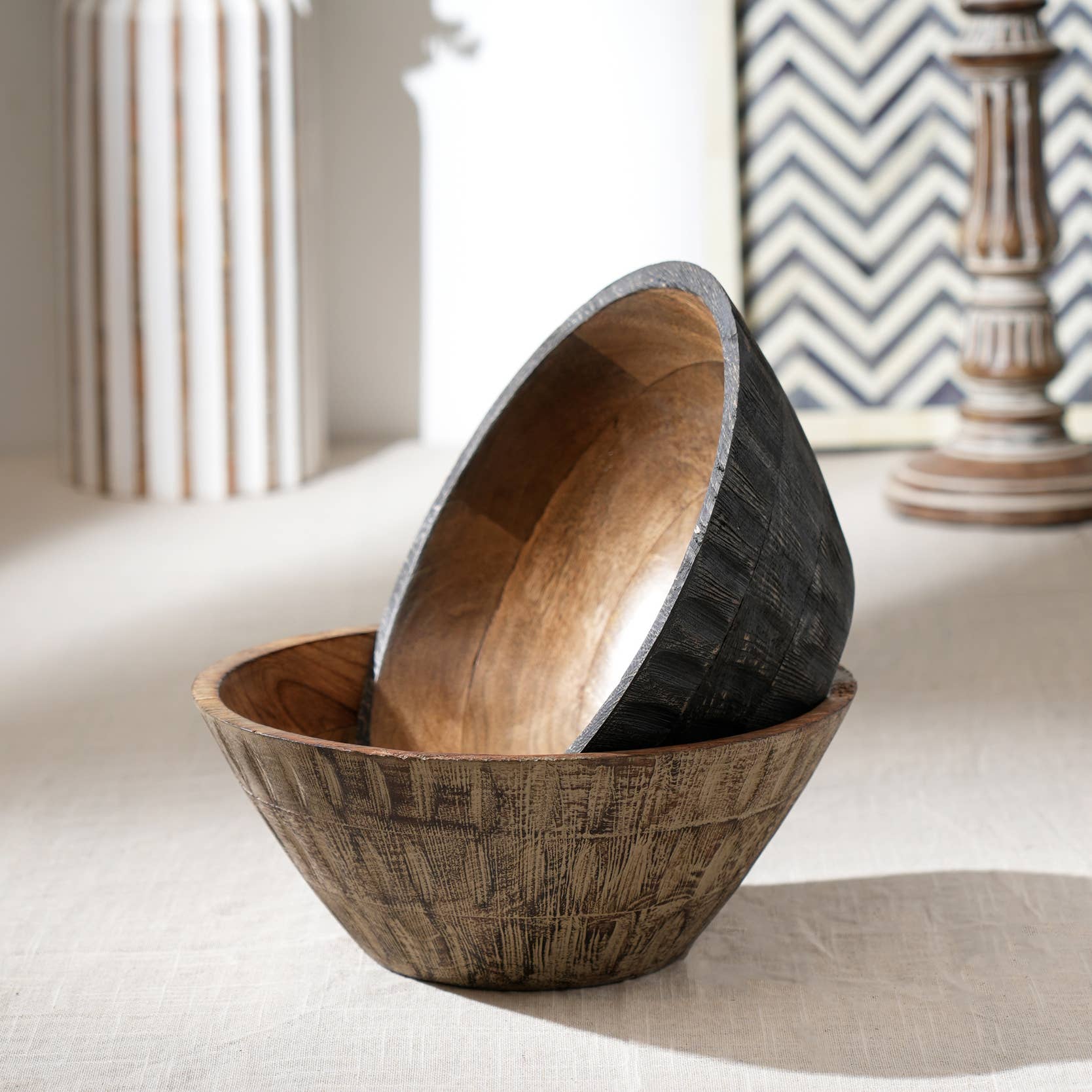 Sleek Diana Marble Accent Bowl