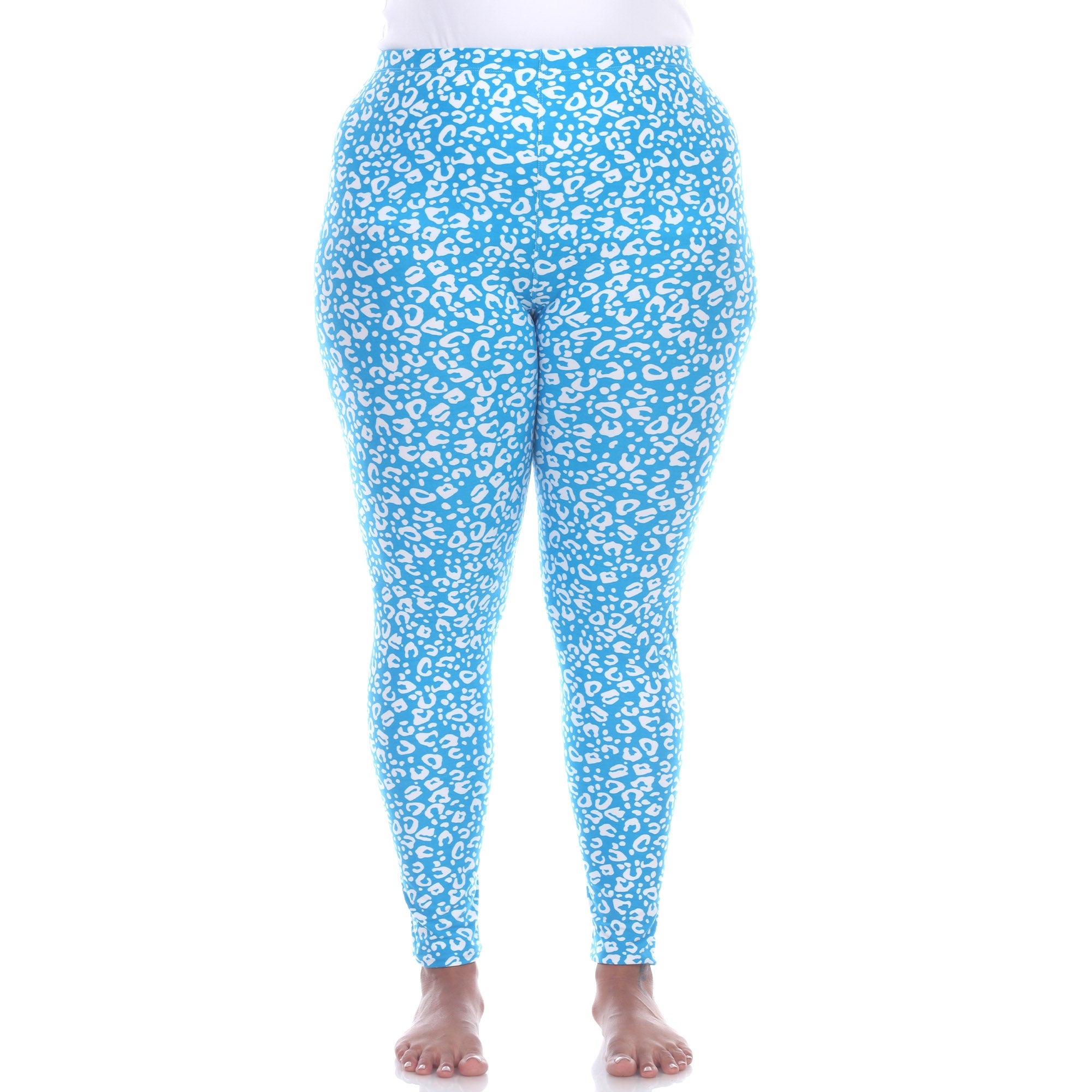 Soft Leopard Printed Leggings-Plus (5 Color Variations)