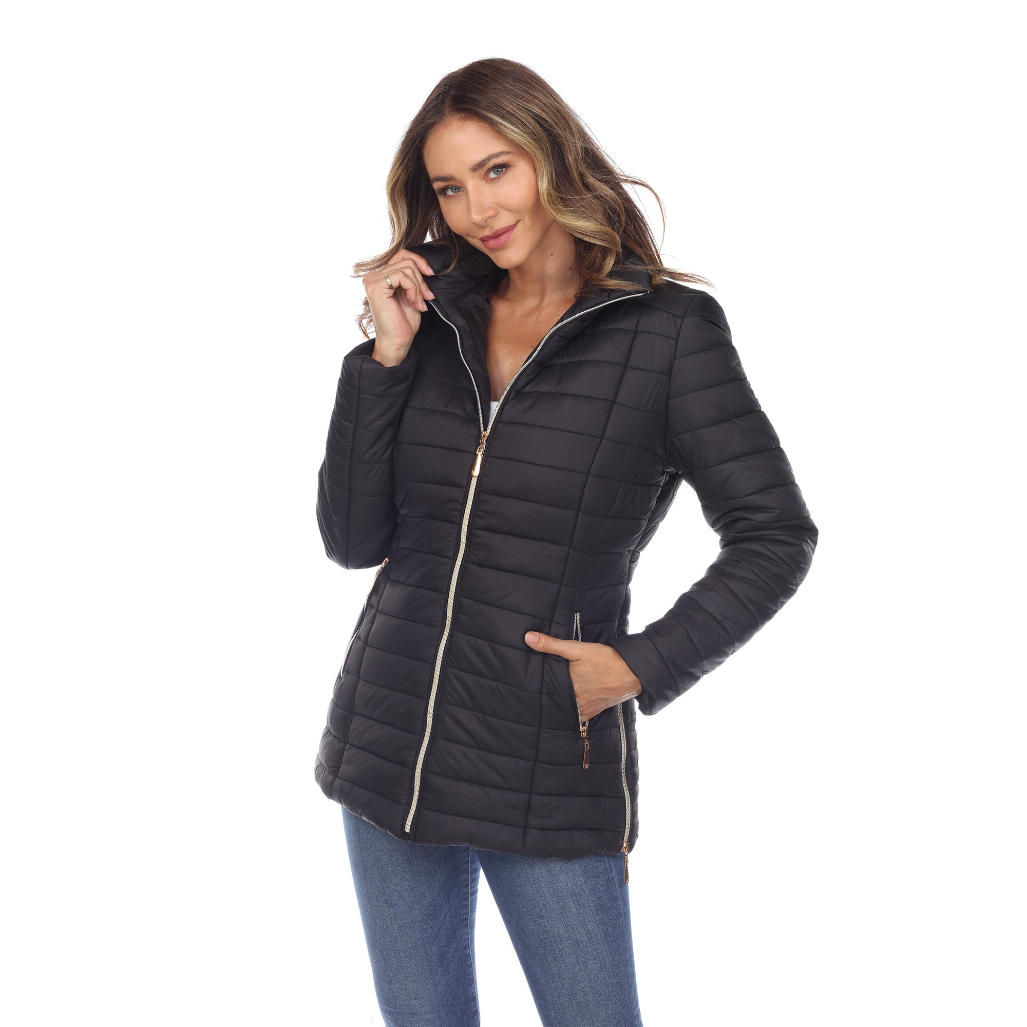 White Mark Women's Puffer Coat