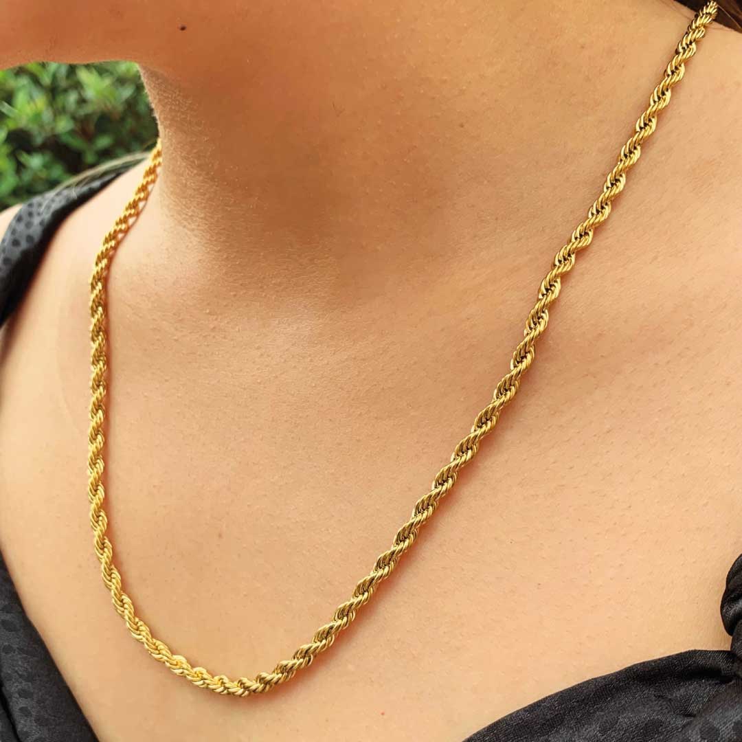 18K Jo Chain Necklace