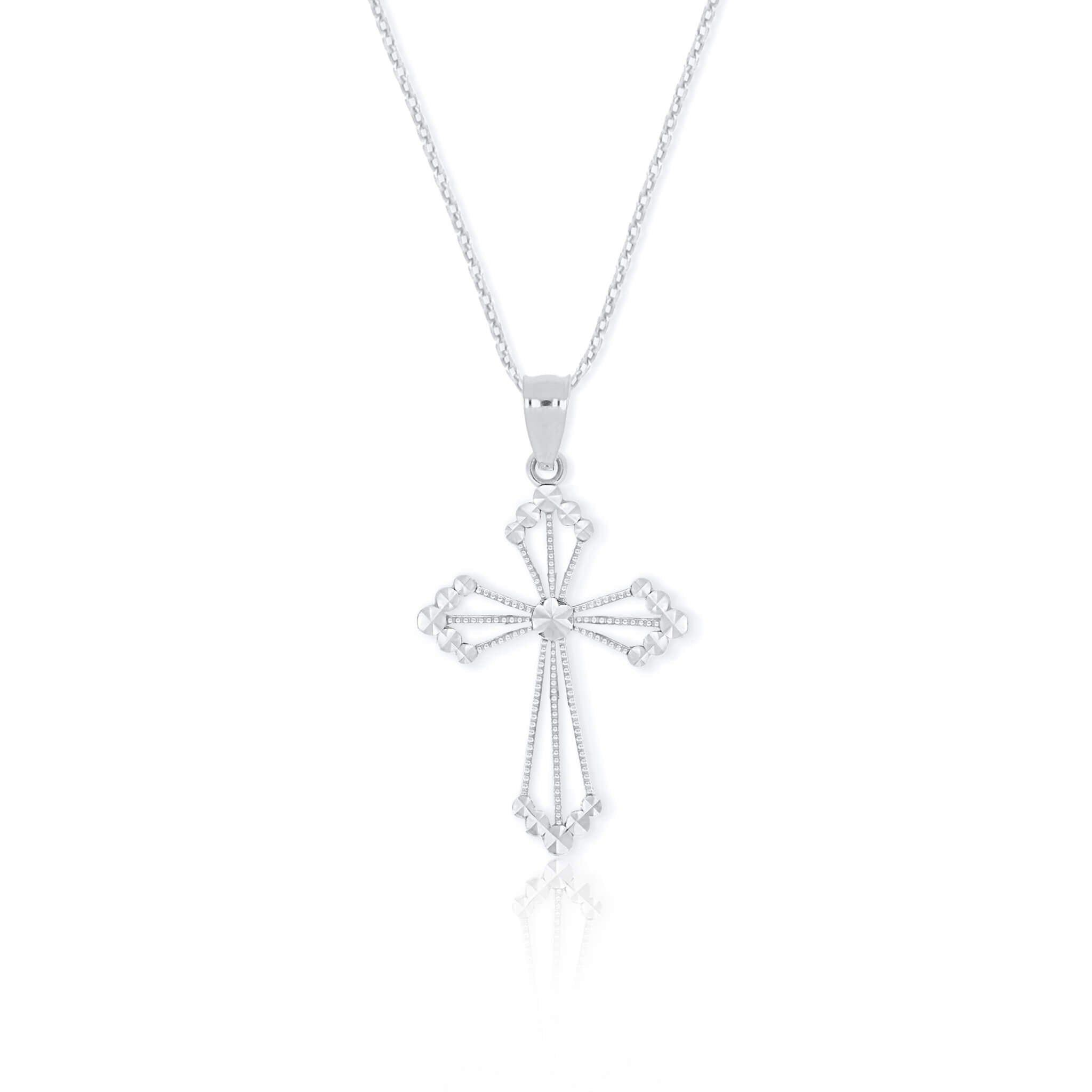 Beam of Light Cross Pendant