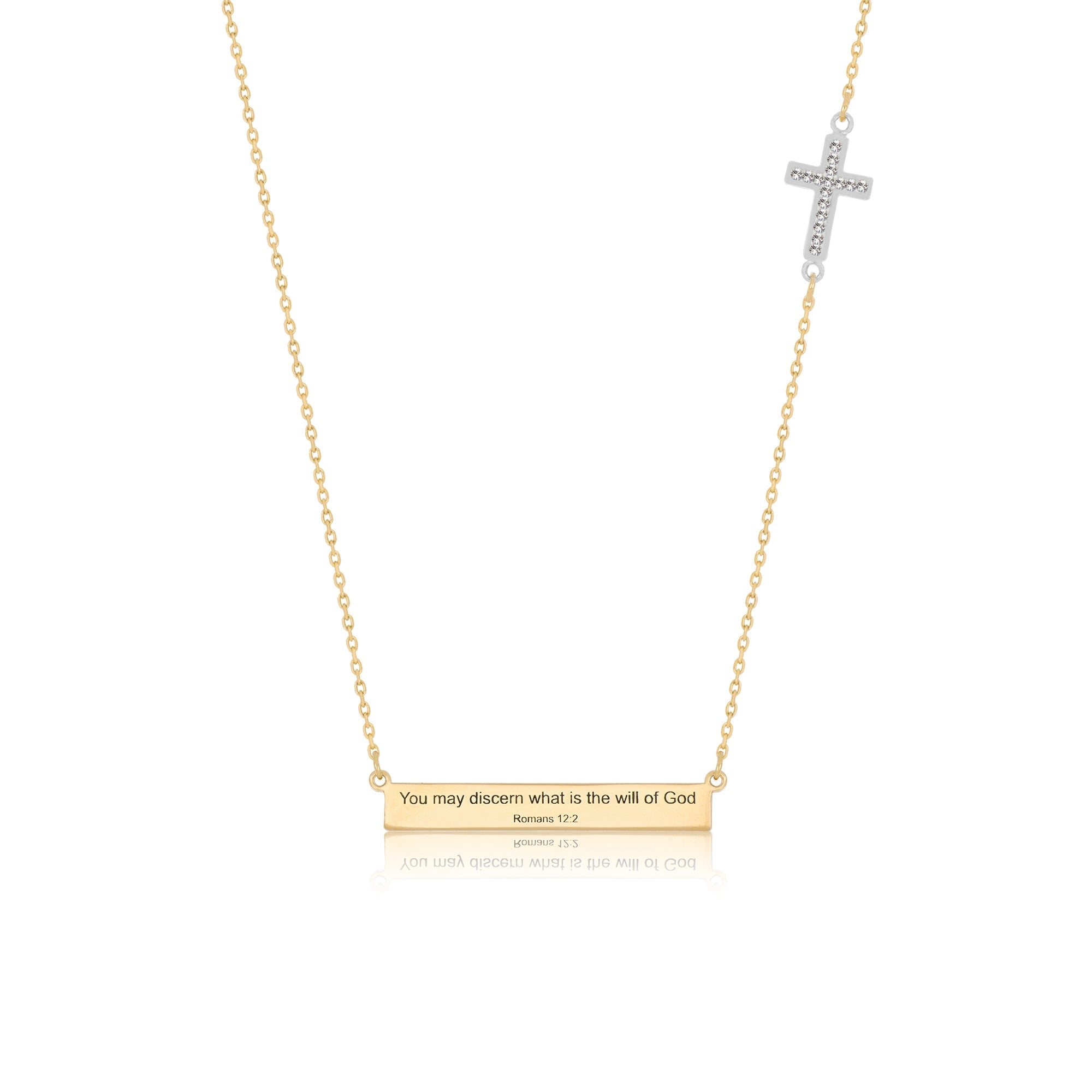 Inscribed Bible Verse Necklace