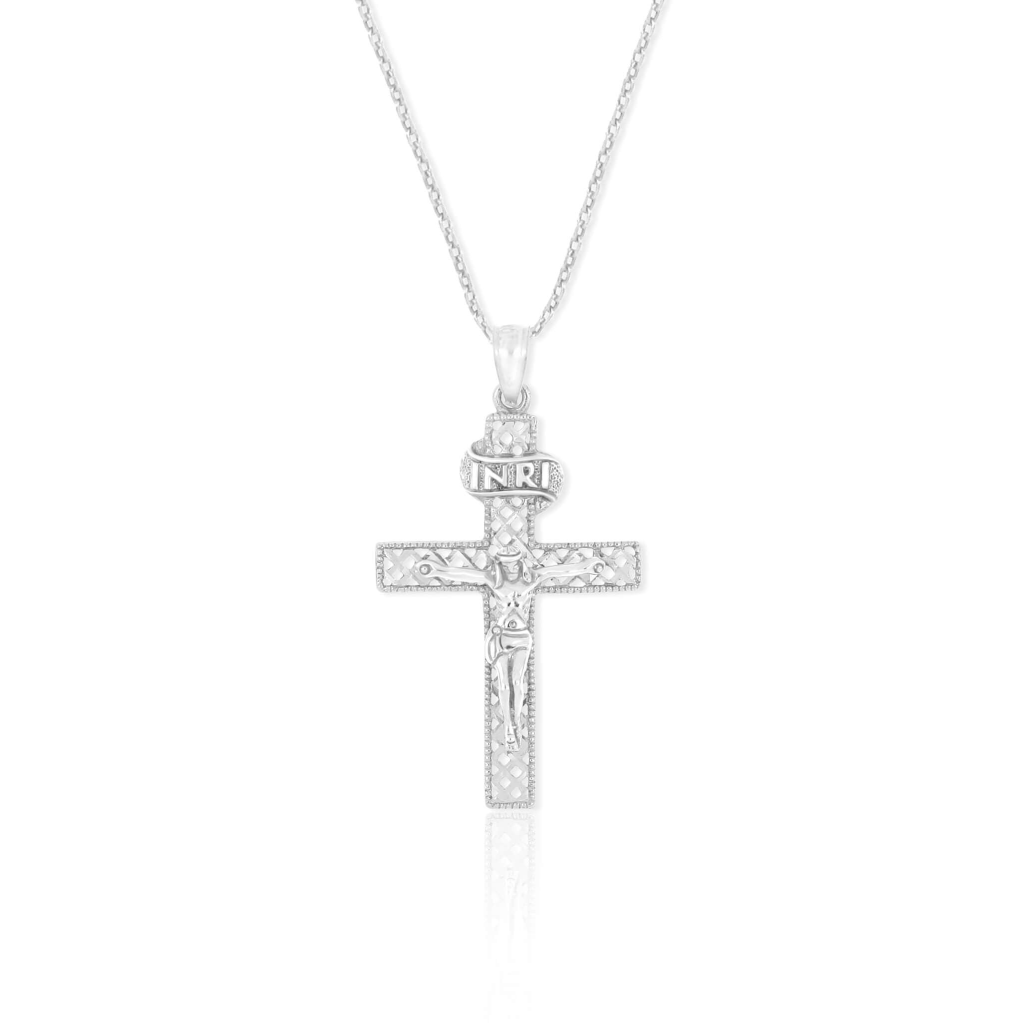 The Rebecca Crucifix INRI Pendant