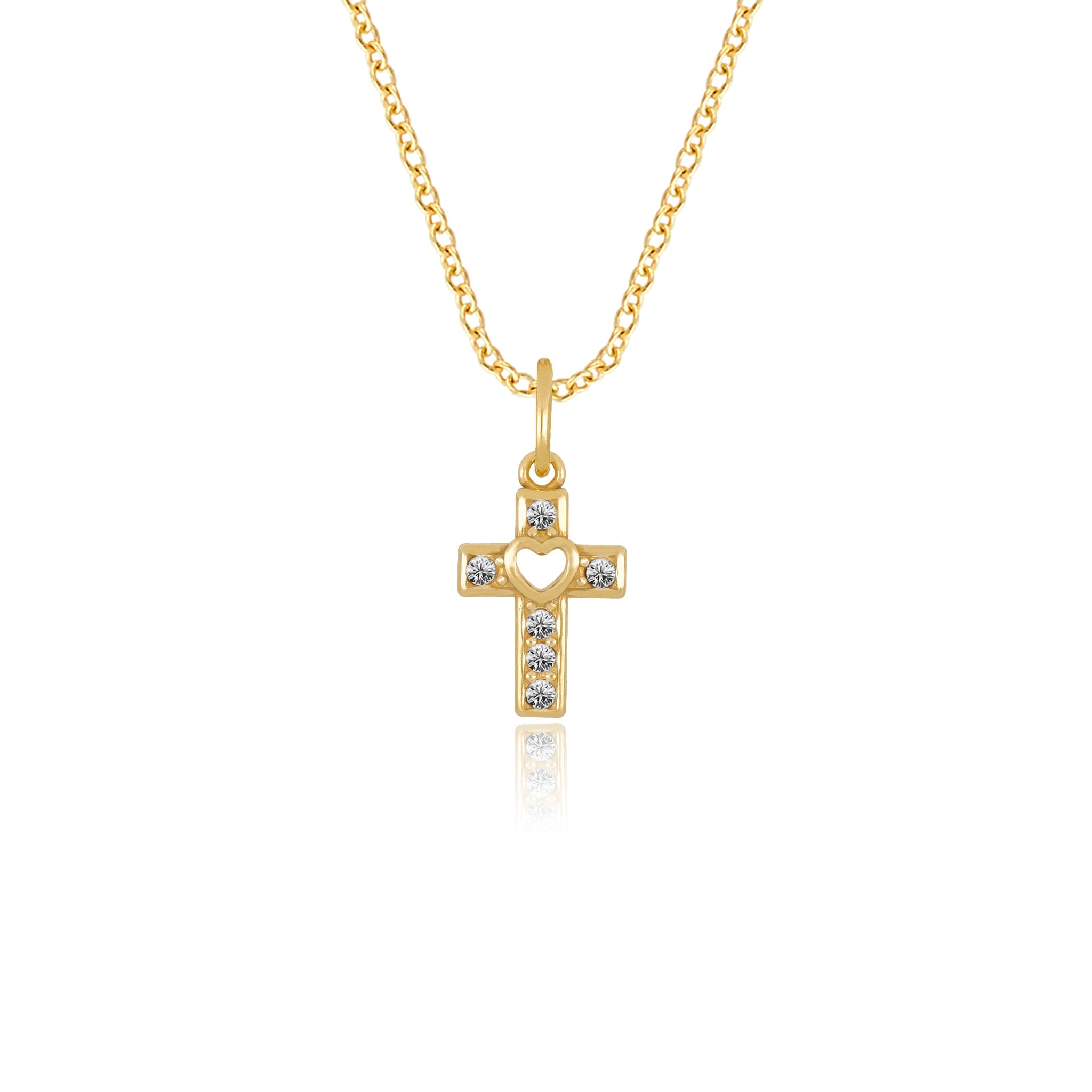 The Sweetheart Cross Pendant / Petite