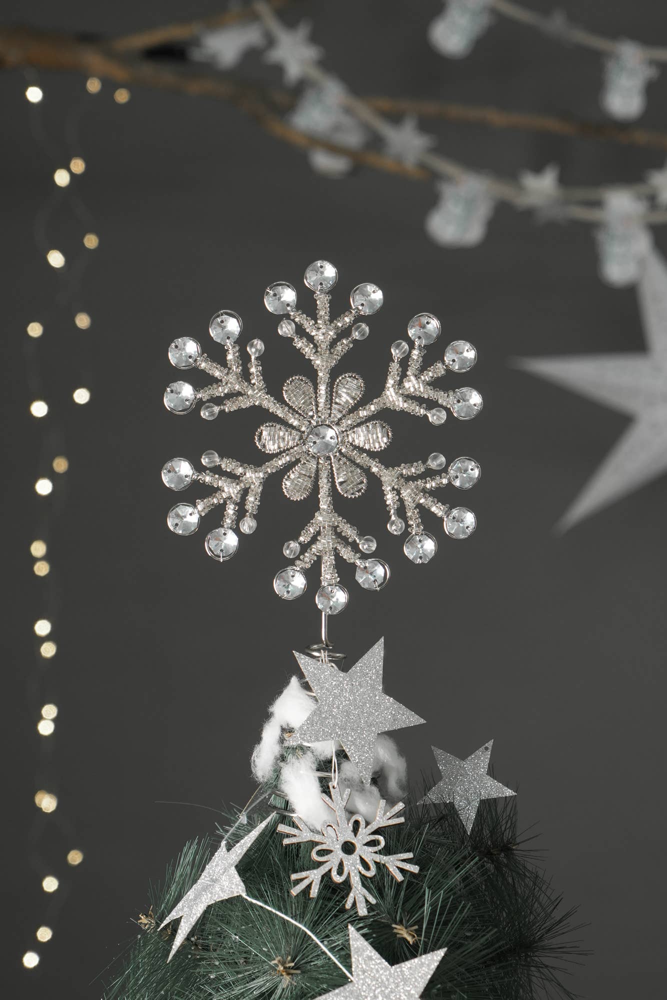 Snow Flake Tree Topper (Case of 4)